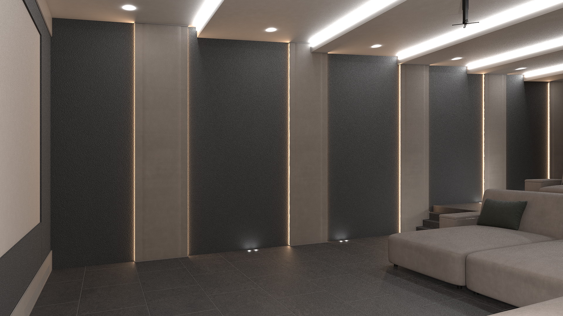 3D model Home Cinema Interior
