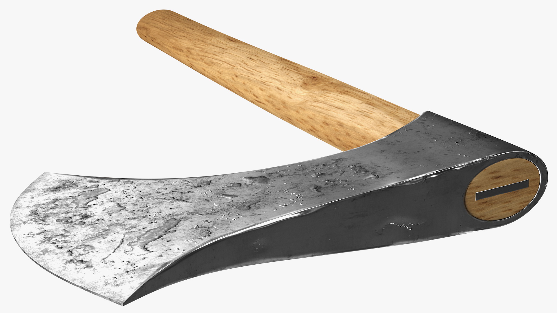 3D Francisca Throwing Axe Old