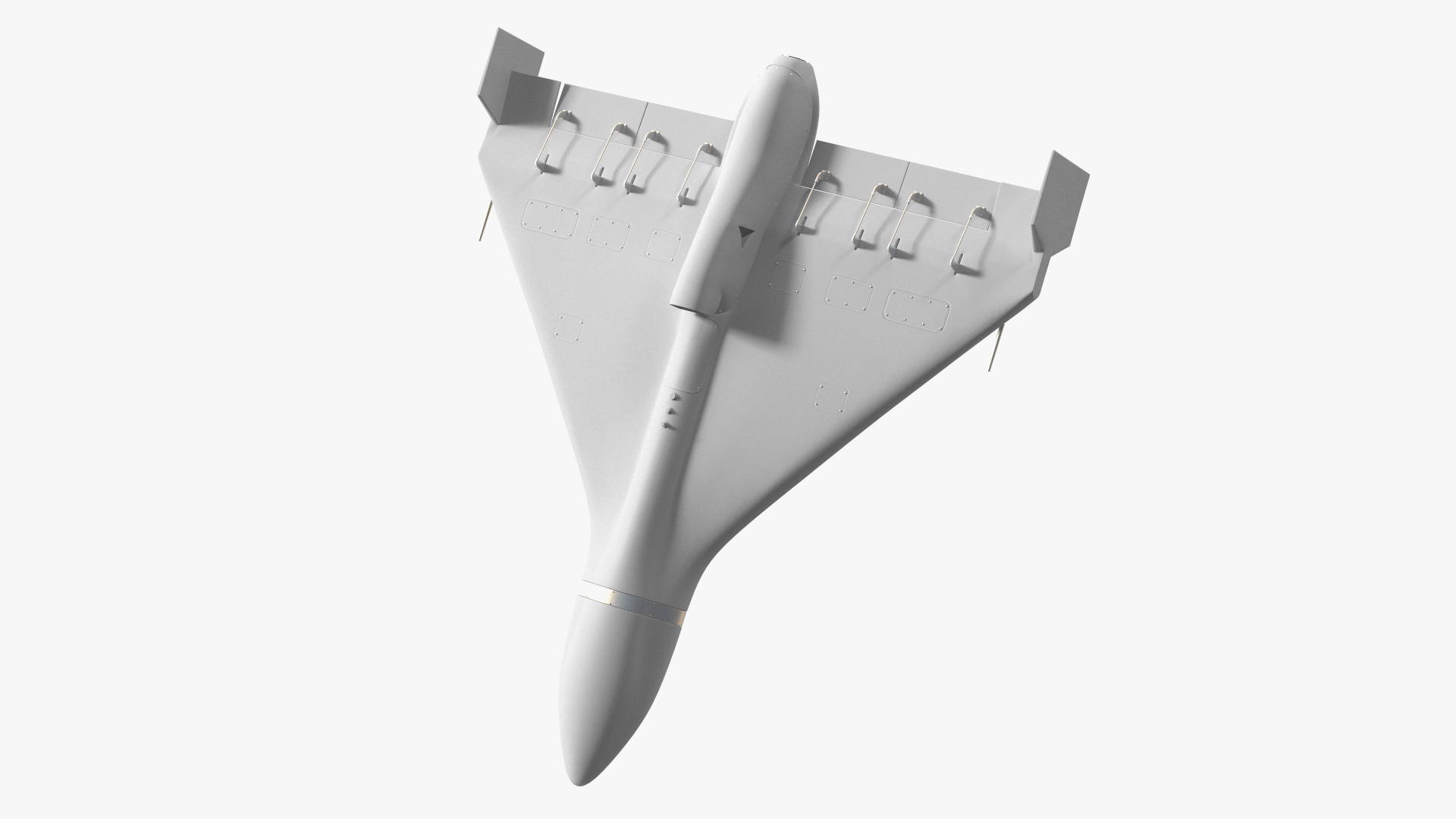 Grey Kamikaze Drone 3D model