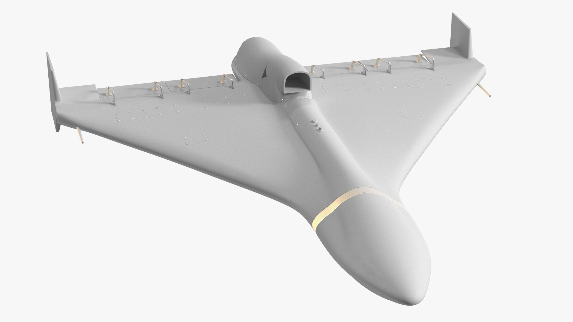 Grey Kamikaze Drone 3D model
