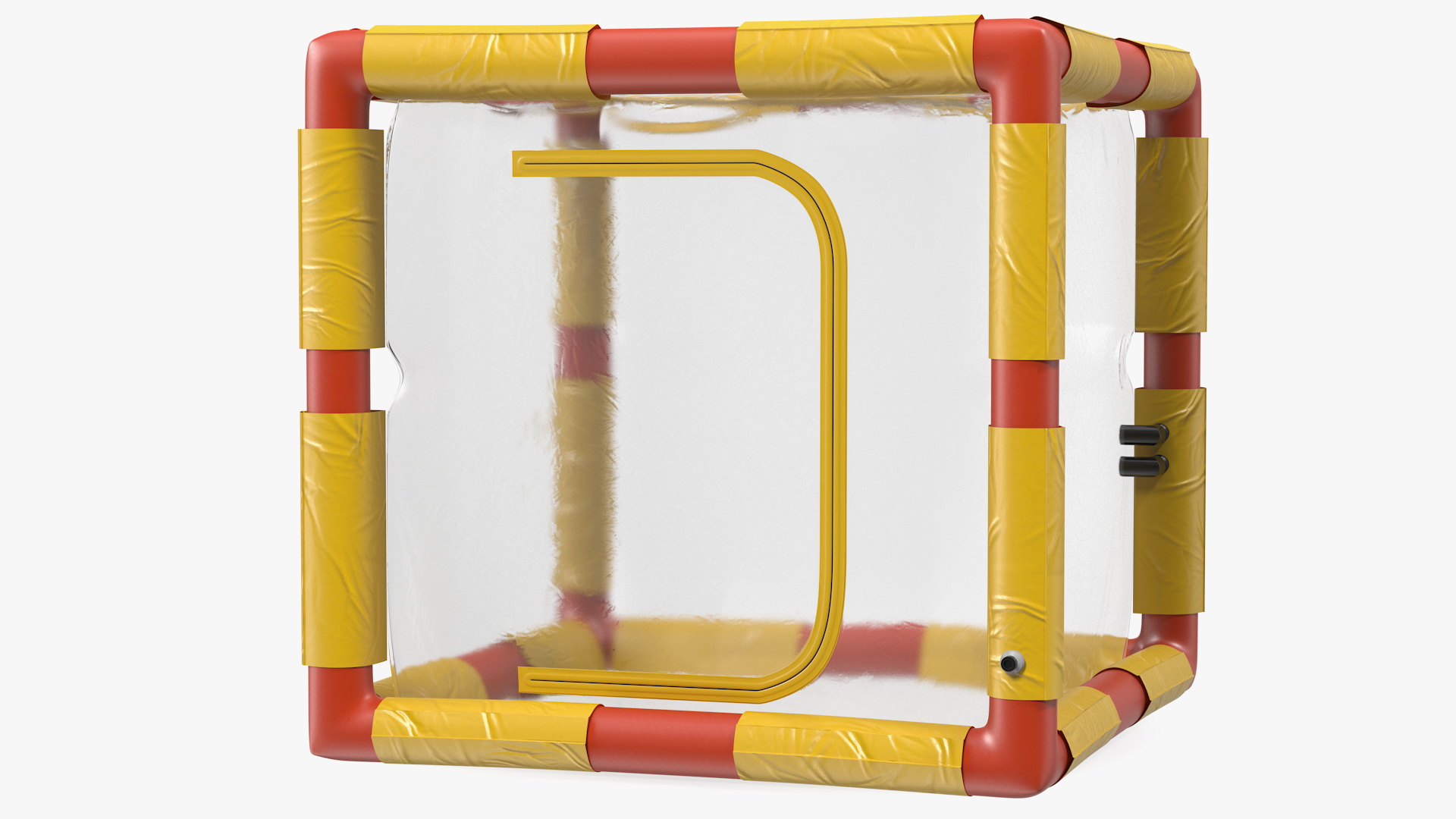 3D Inflatable Tubular Mobile Isolation Chamber model