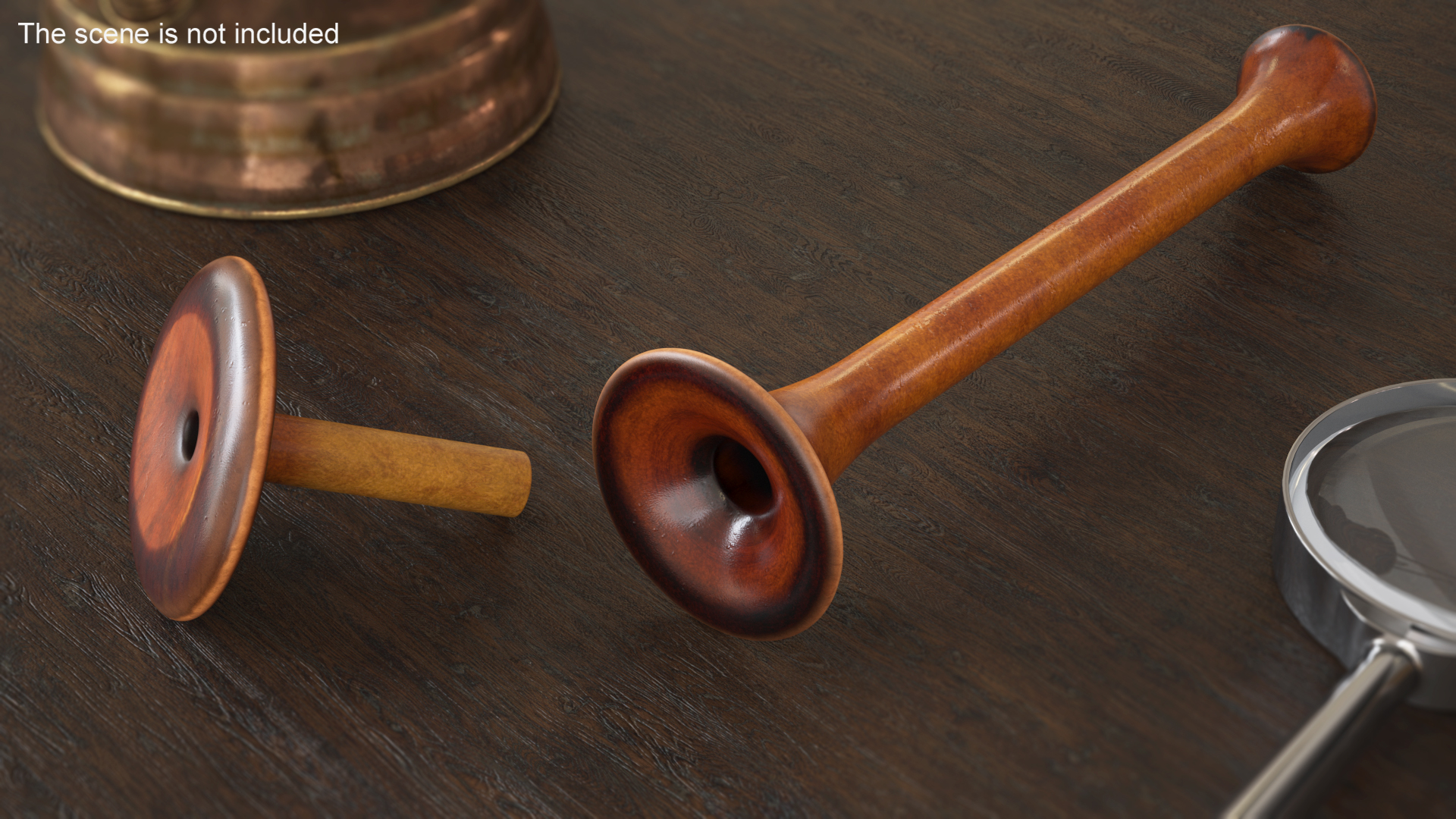 Vintage Monaural Williams Stethoscope 3D