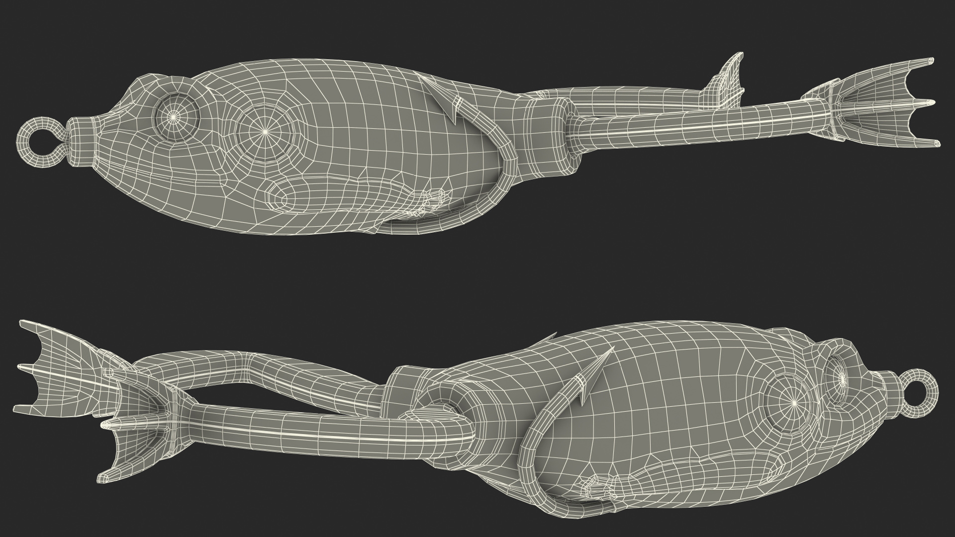 RUNCL Topwater Frog Lure 3D model