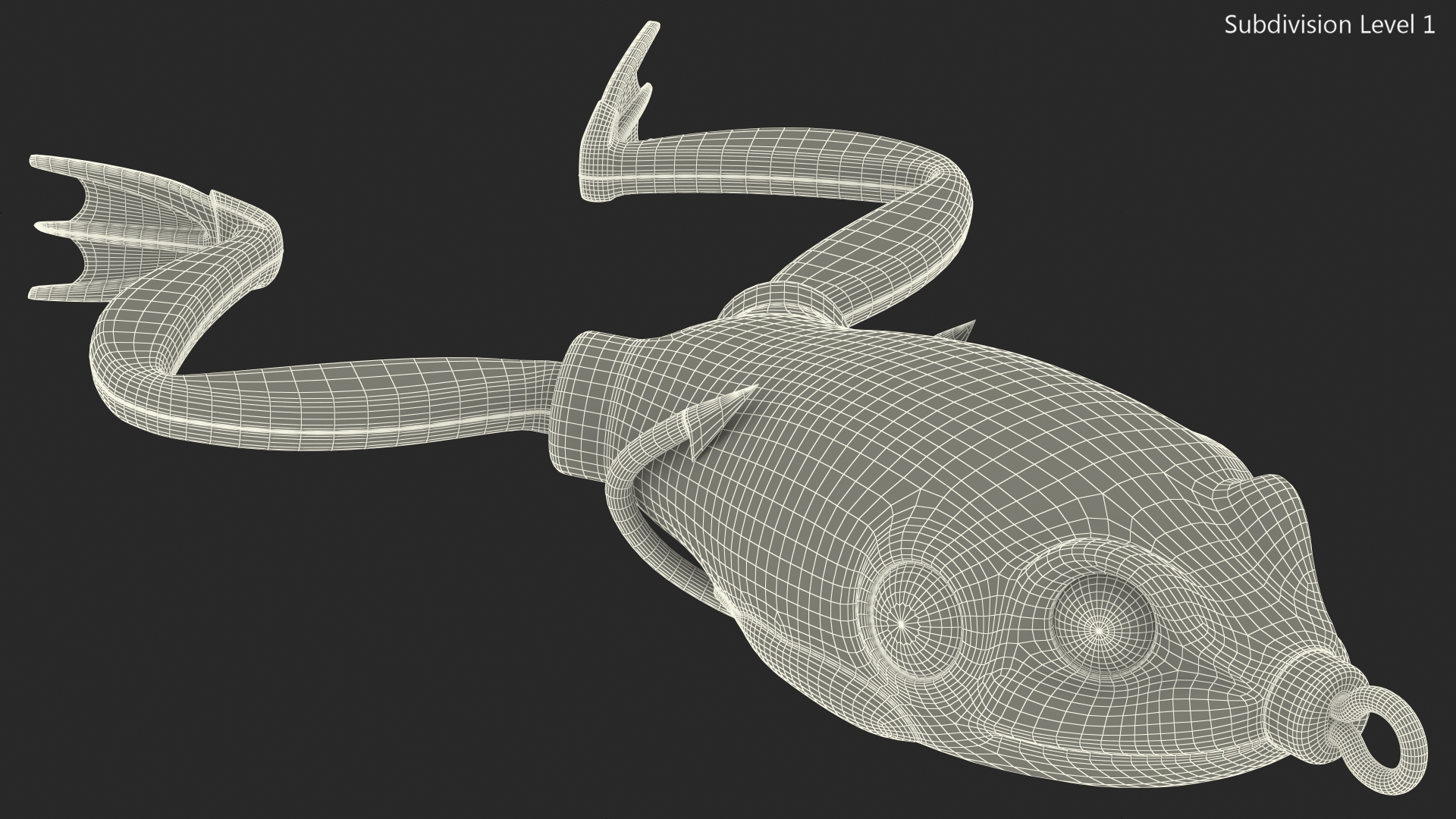 RUNCL Topwater Frog Lure 3D model