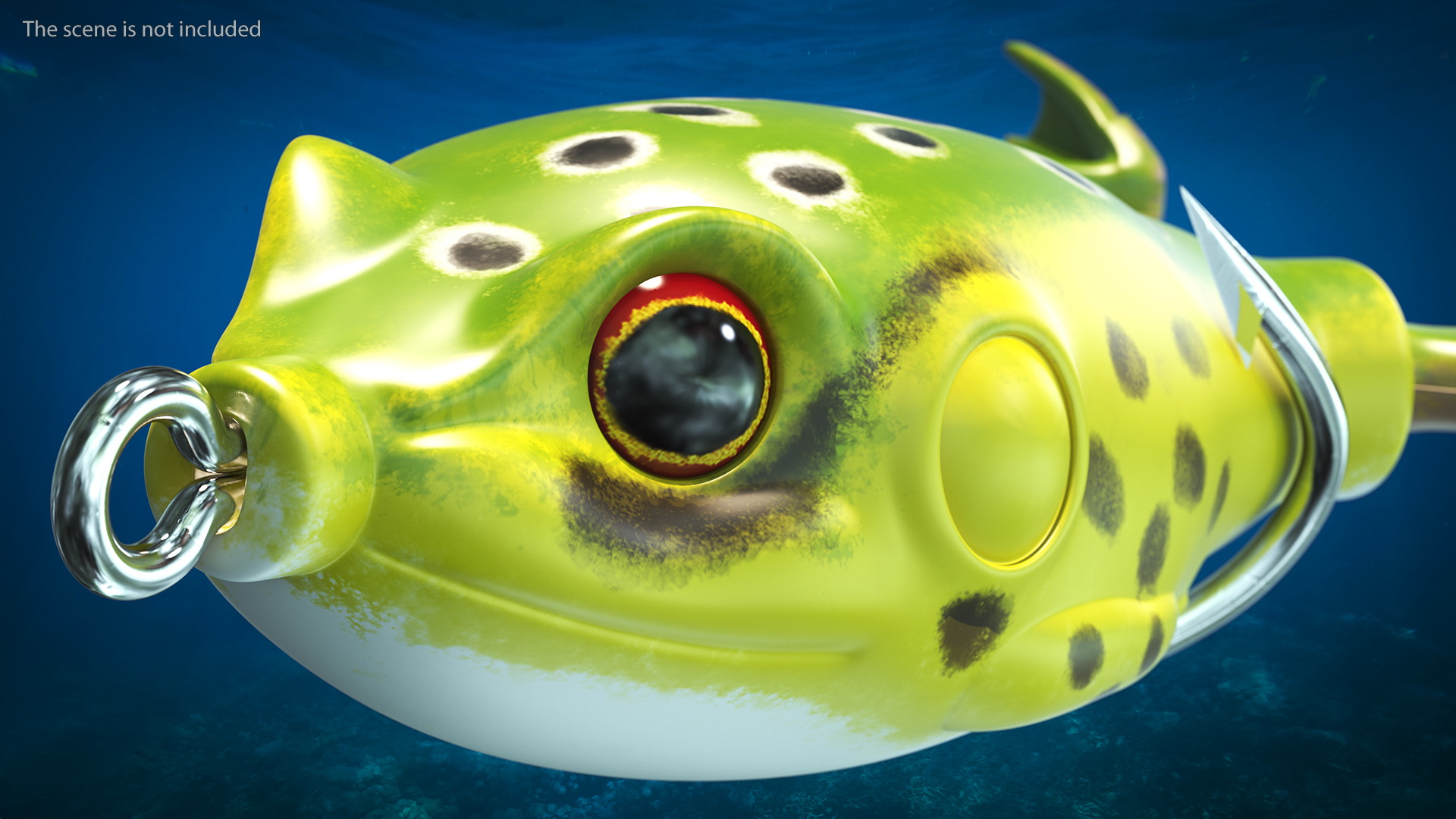 RUNCL Topwater Frog Lure 3D model