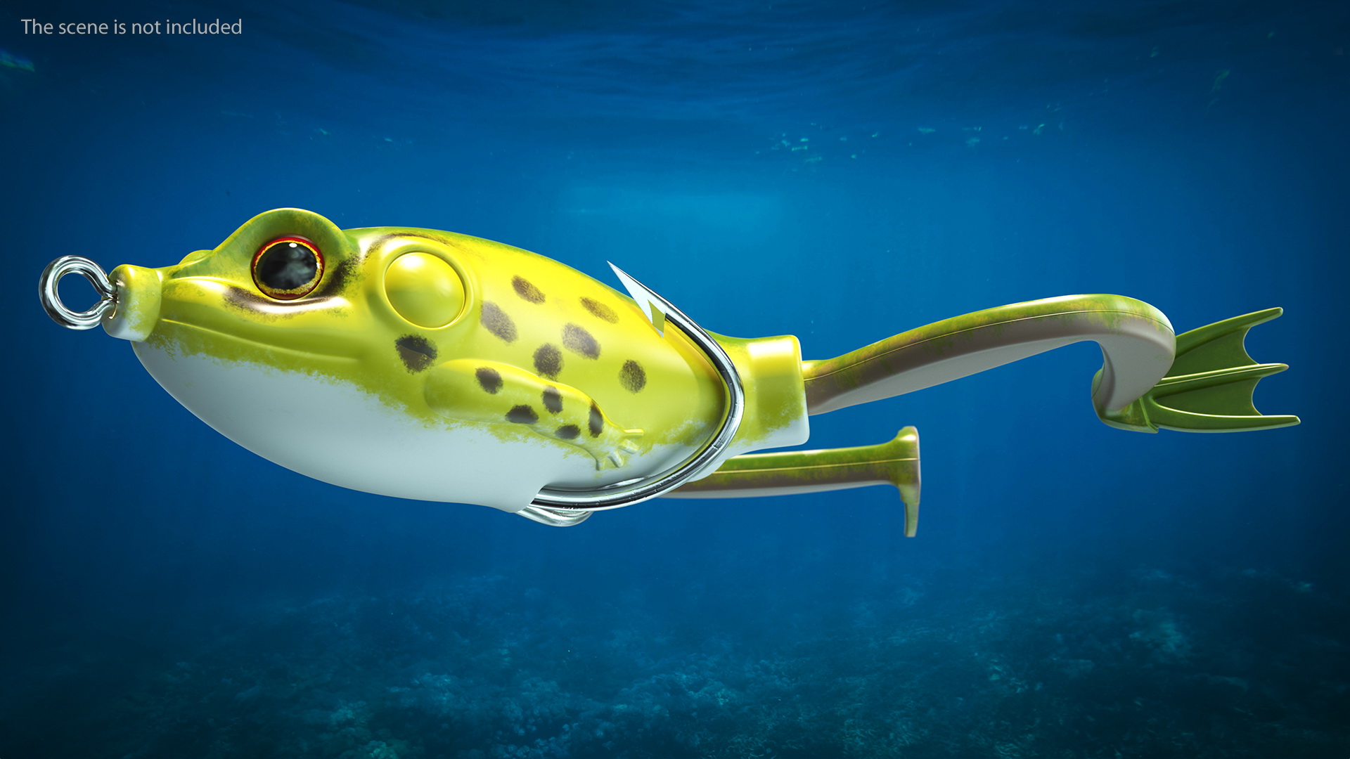 RUNCL Topwater Frog Lure 3D model