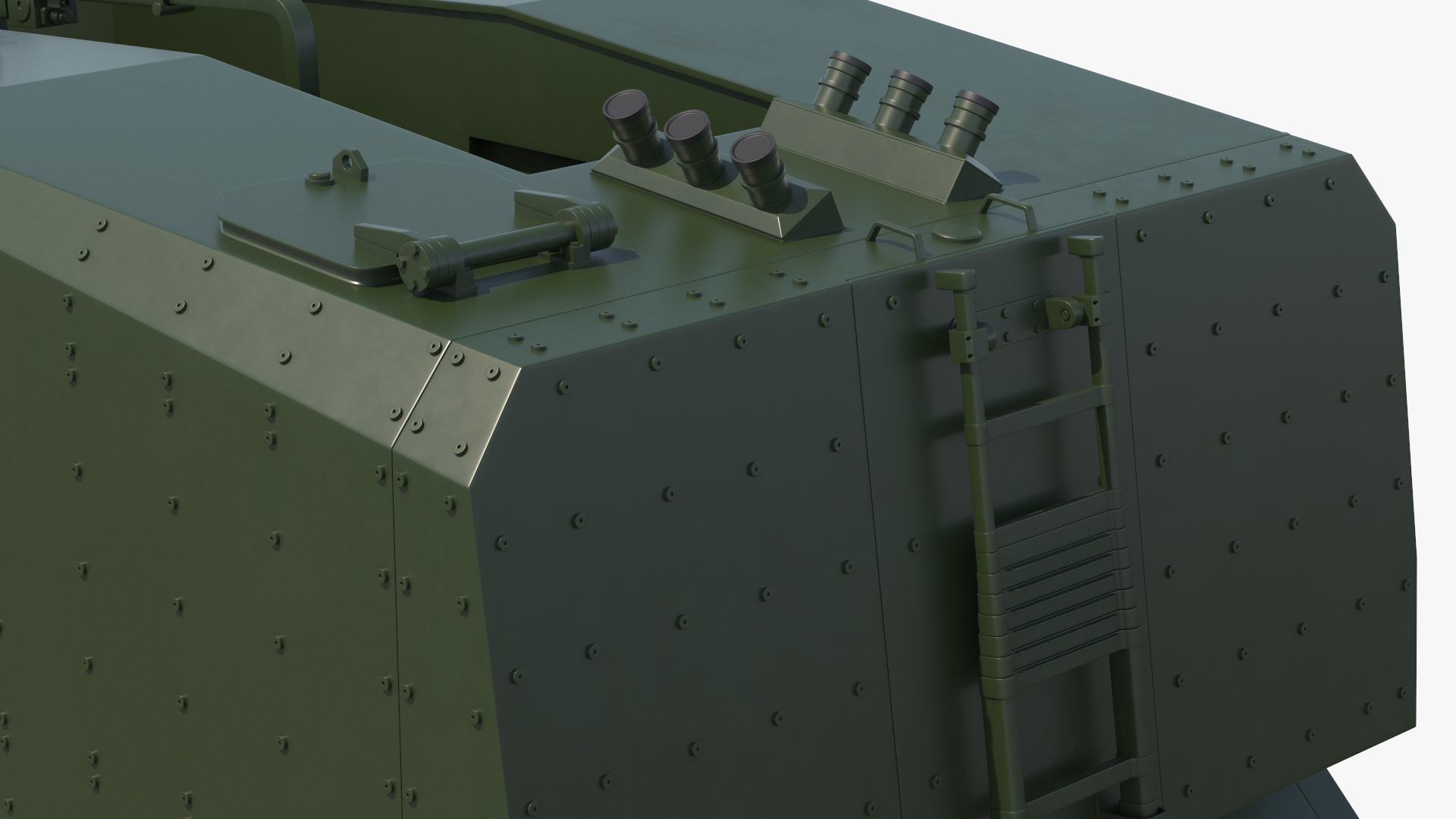 3D Military Howitzer Morana Green Rigged for Maya
