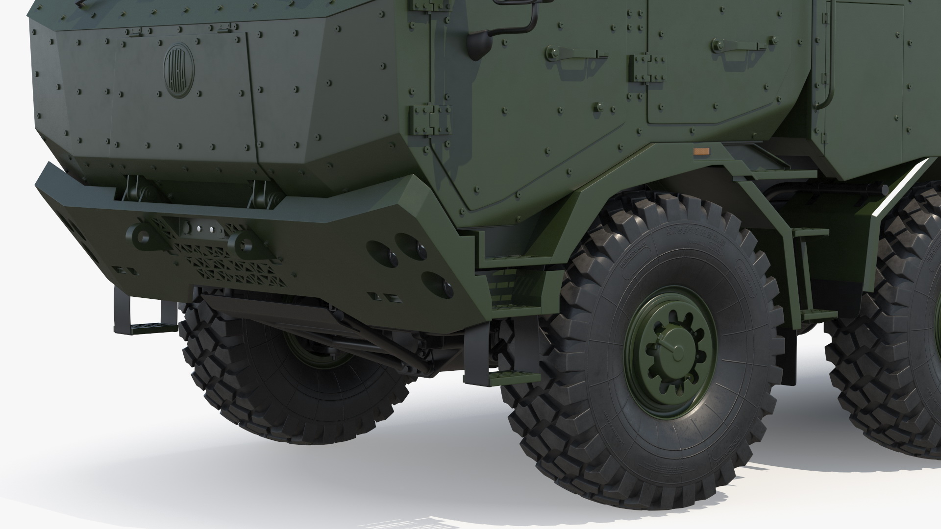 3D Military Howitzer Morana Green Rigged for Maya