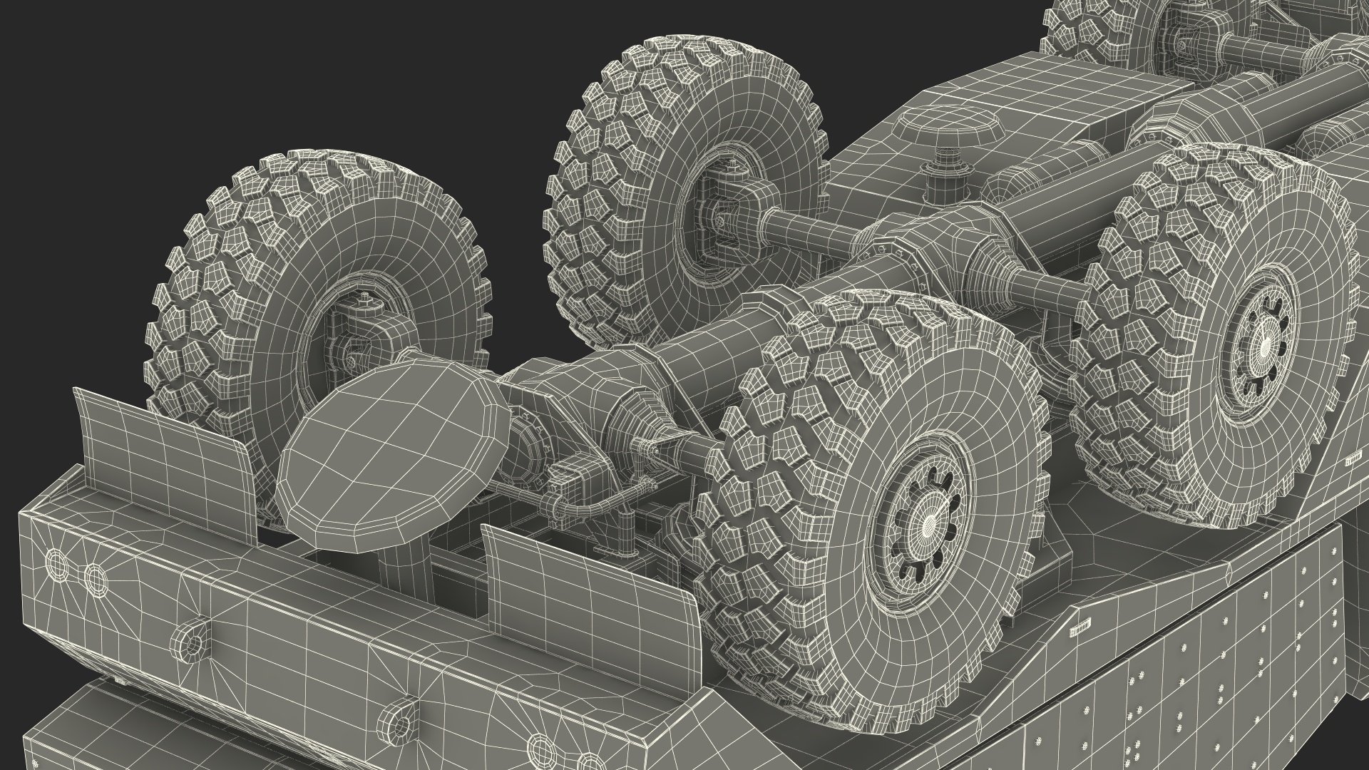 3D Military Howitzer Morana Green Rigged for Maya