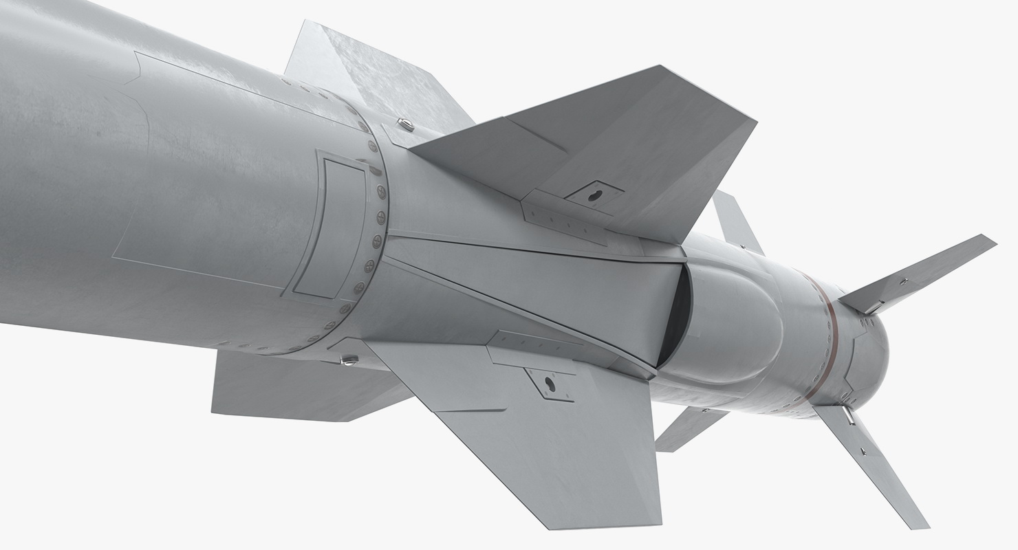 MK 141 Missile Launching System With AGM 84 Harpoon Missile 3D model