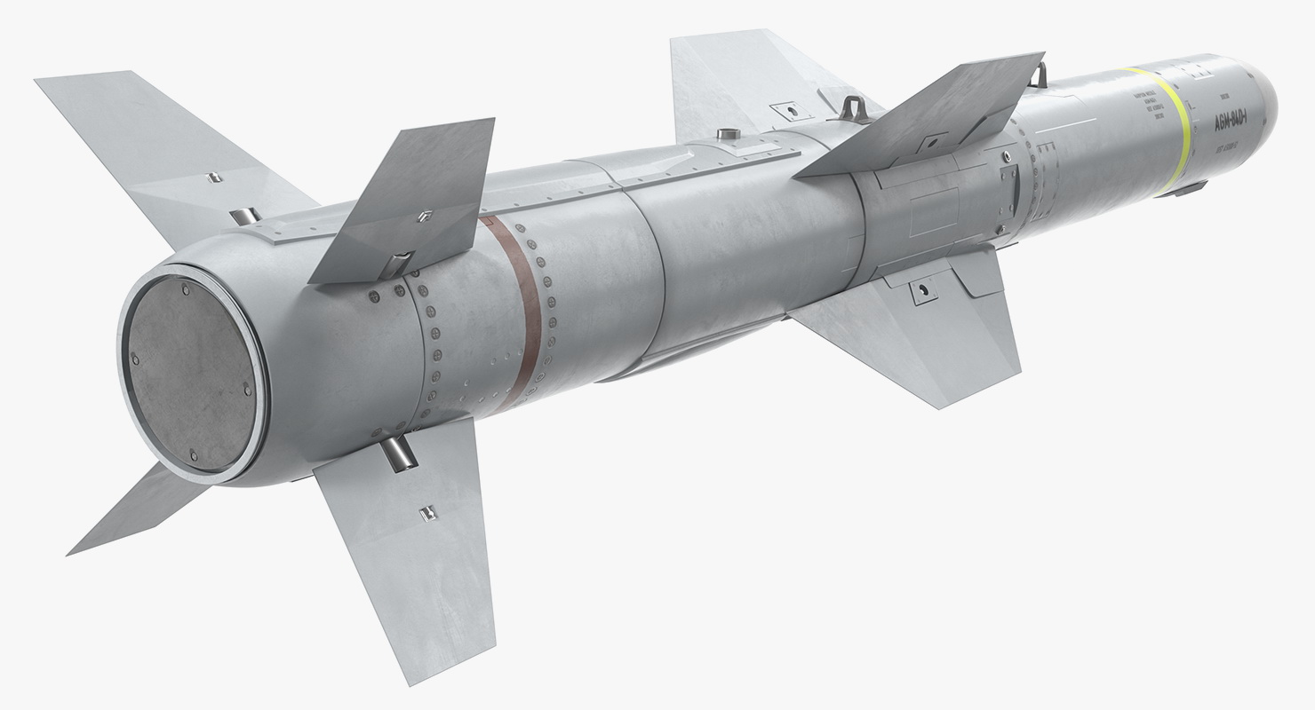 MK 141 Missile Launching System With AGM 84 Harpoon Missile 3D model