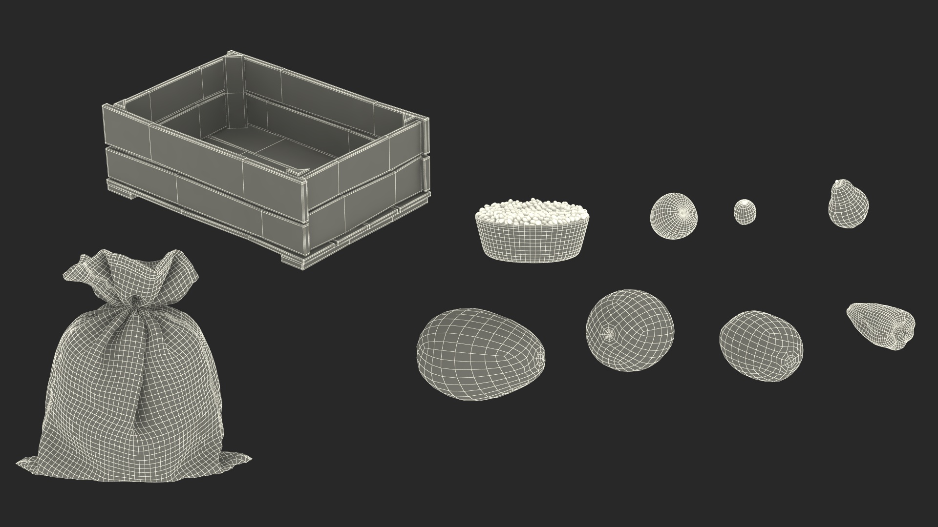 3D Medieval Trading Market Shop with Cart model