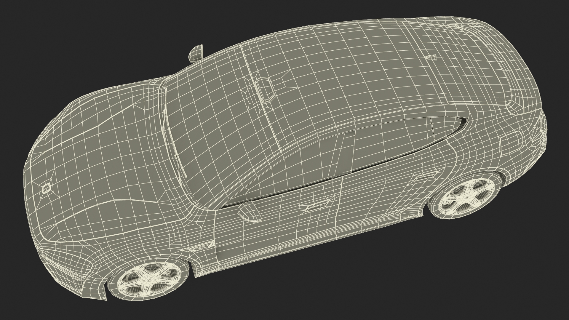 3D Electric Car Xiaomi SU7 EV Car 2023 Aqua Blue Rigged for Maya