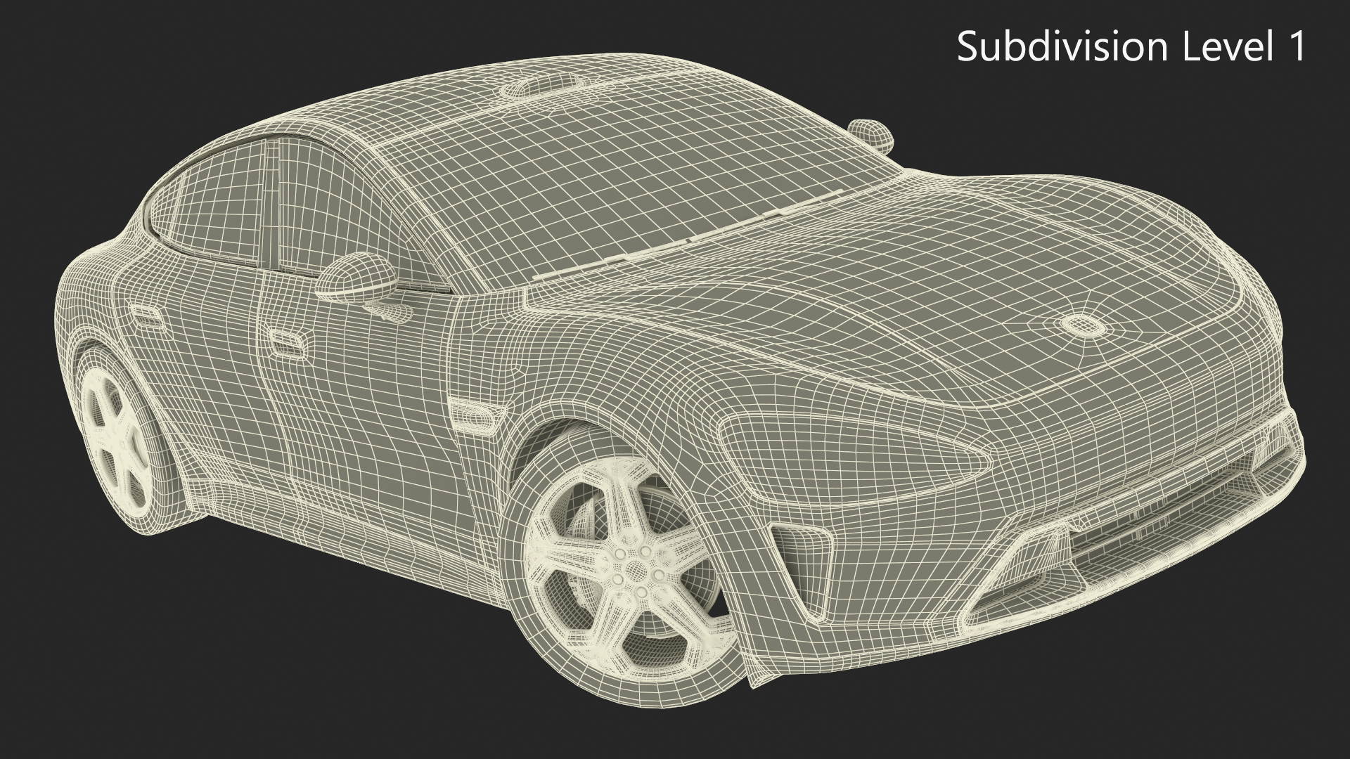 3D Electric Car Xiaomi SU7 EV Car 2023 Aqua Blue Rigged for Maya