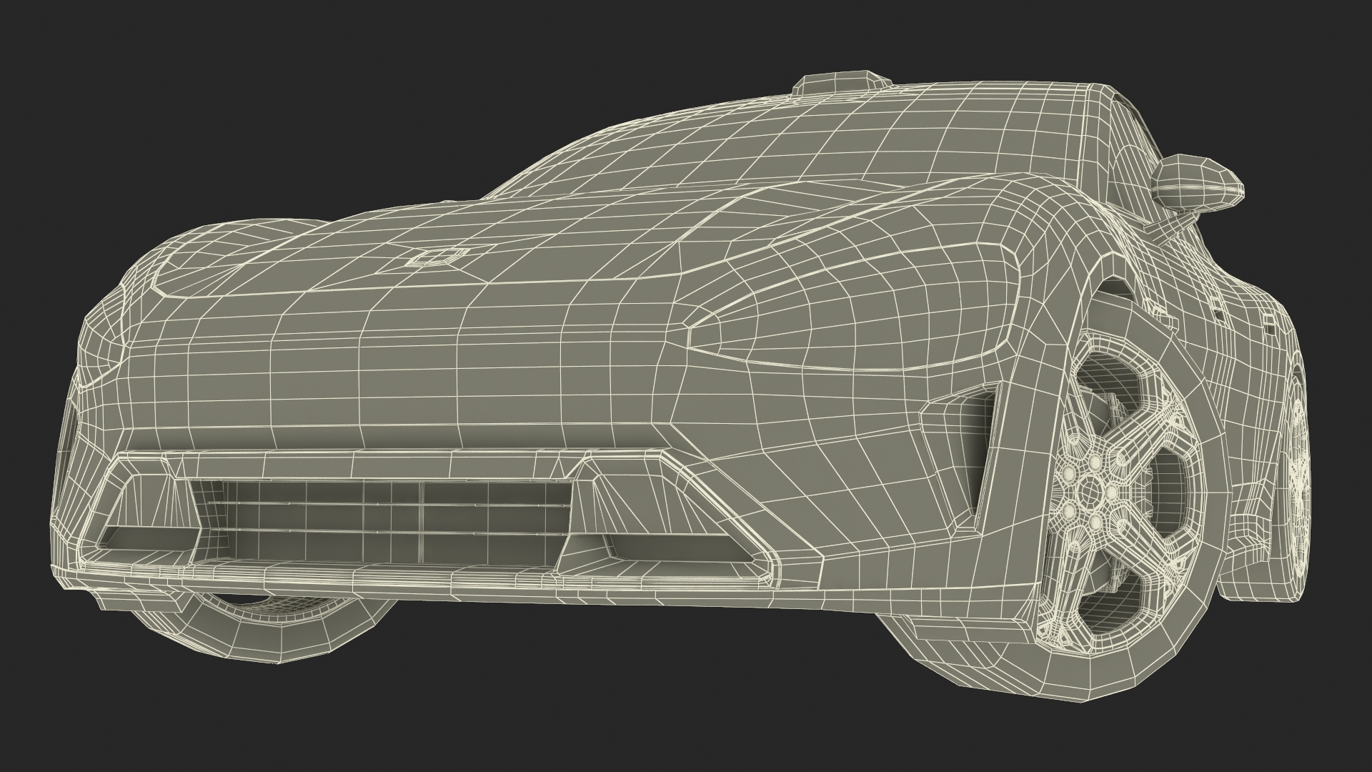 3D Electric Car Xiaomi SU7 EV Car 2023 Aqua Blue Rigged for Maya