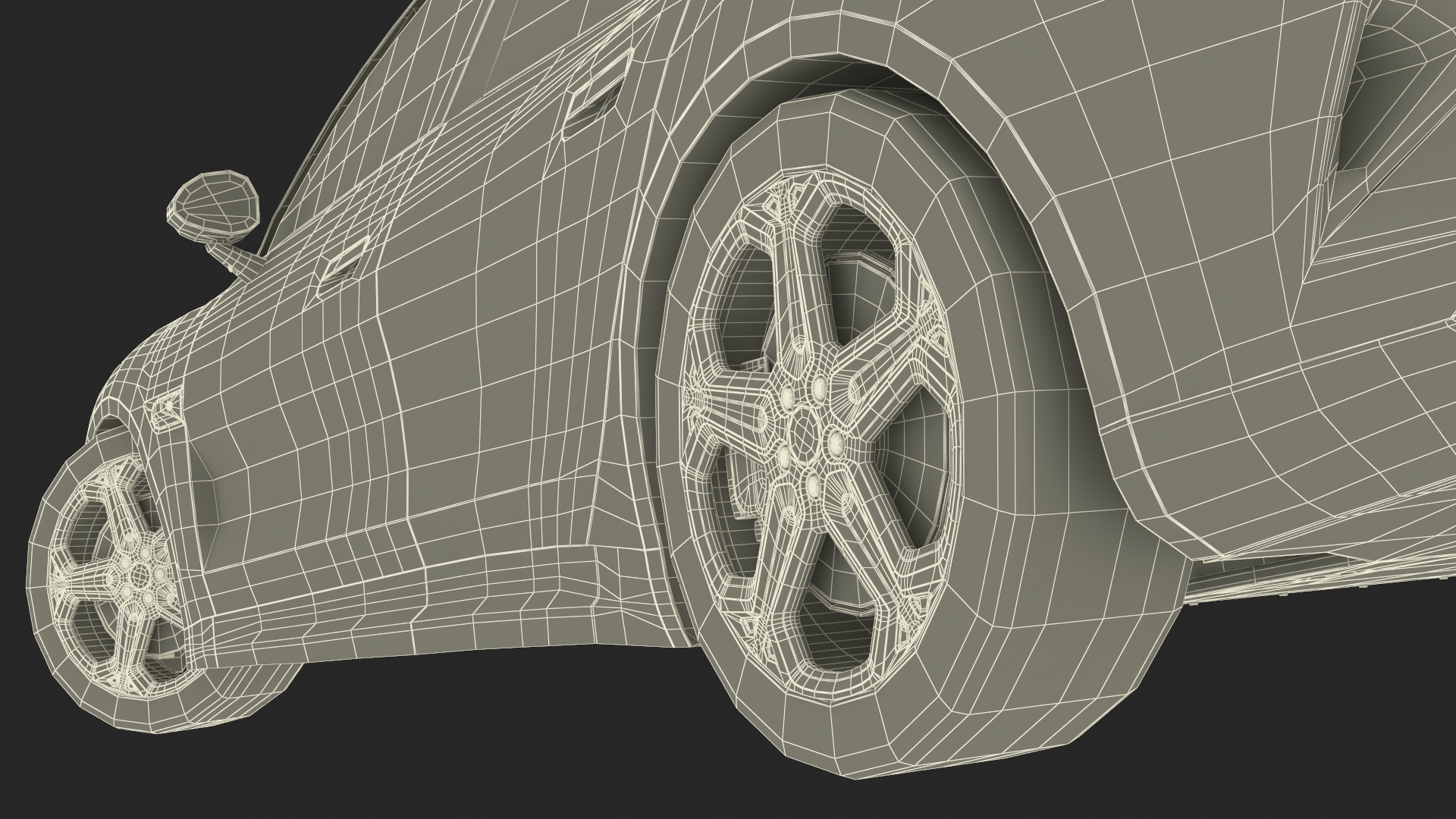 3D Electric Car Xiaomi SU7 EV Car 2023 Aqua Blue Rigged for Maya