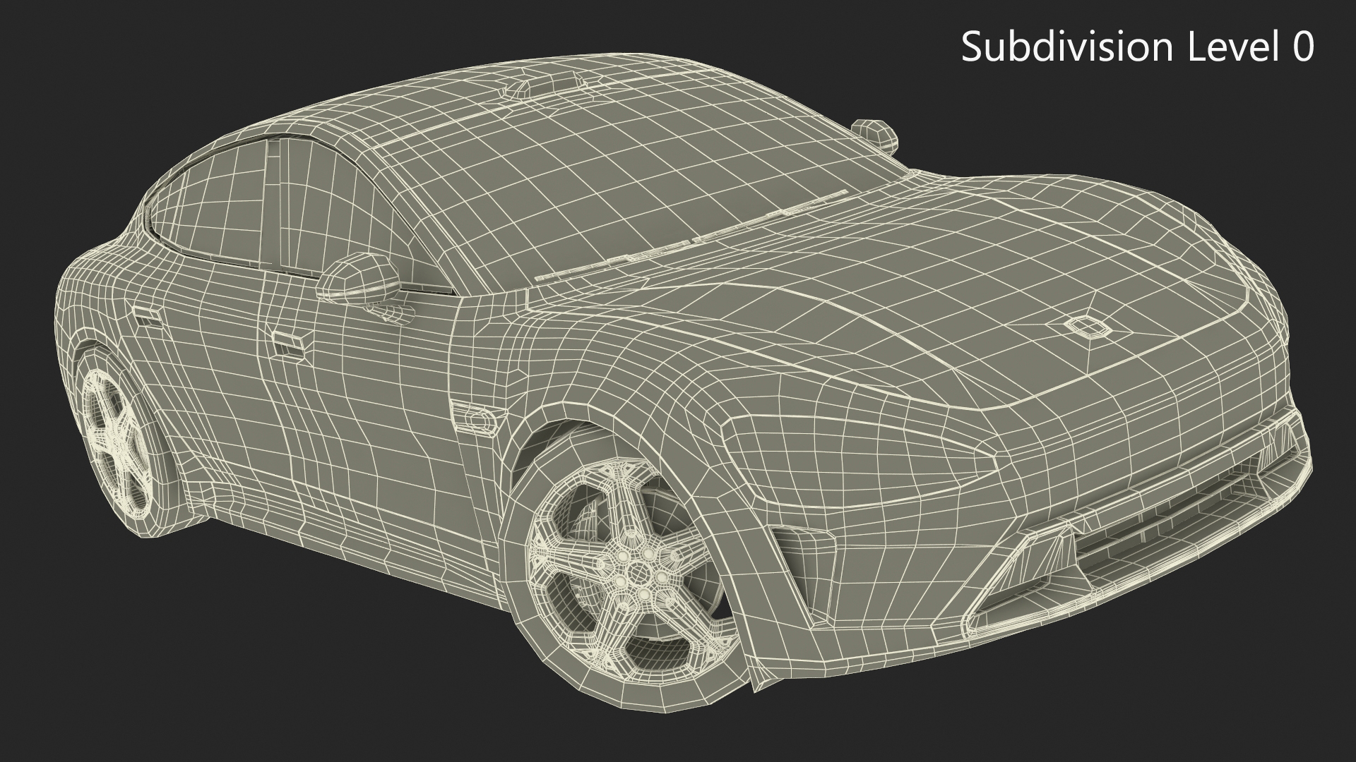3D Electric Car Xiaomi SU7 EV Car 2023 Aqua Blue Rigged for Maya