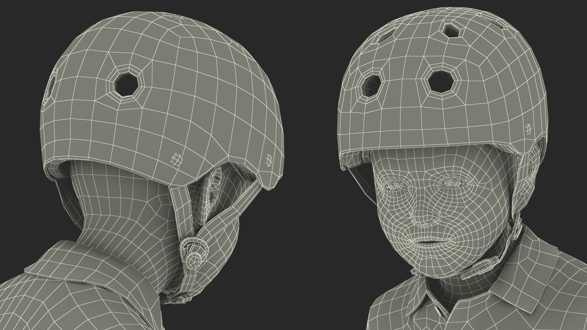 3D model Teenage Boy on Electric Drift Roller Skates Rigged