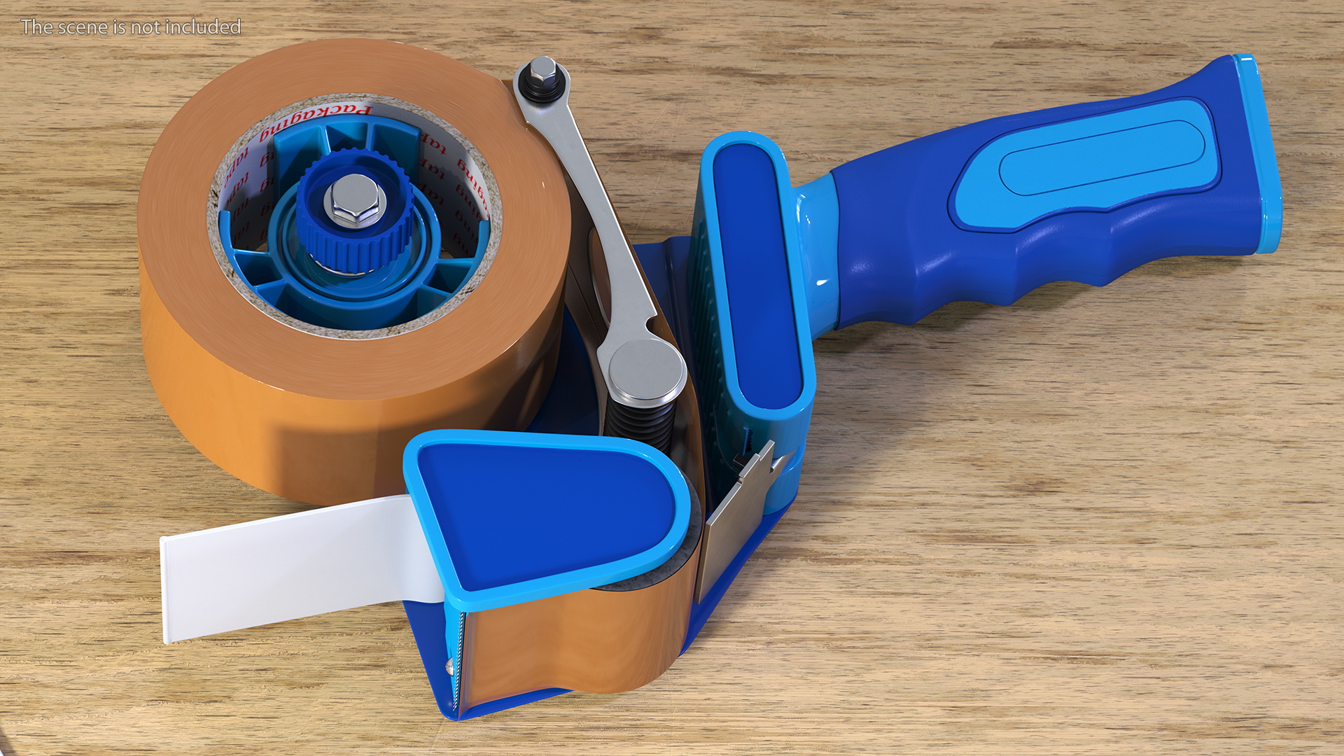 3D Packaging Tape Dispenser Brown Large Roll