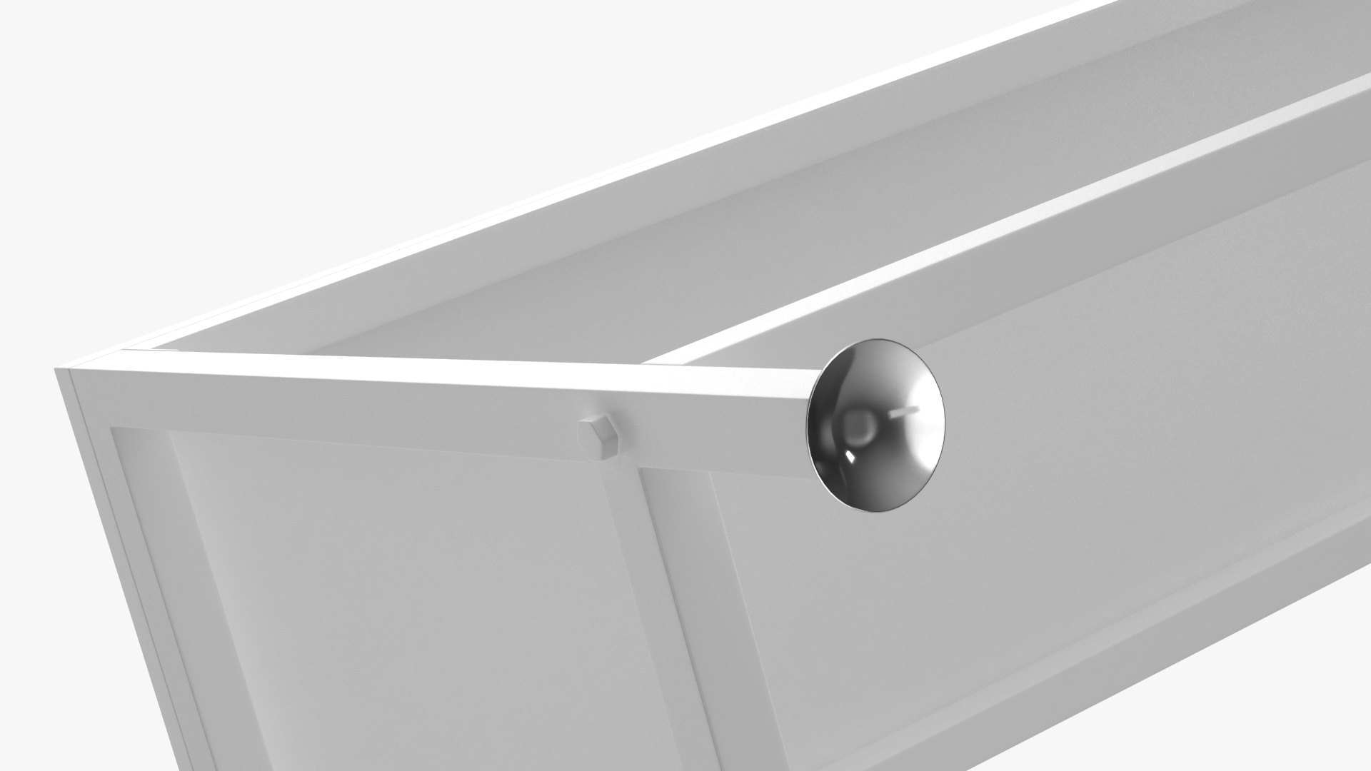 3D Low Shelf Black Color