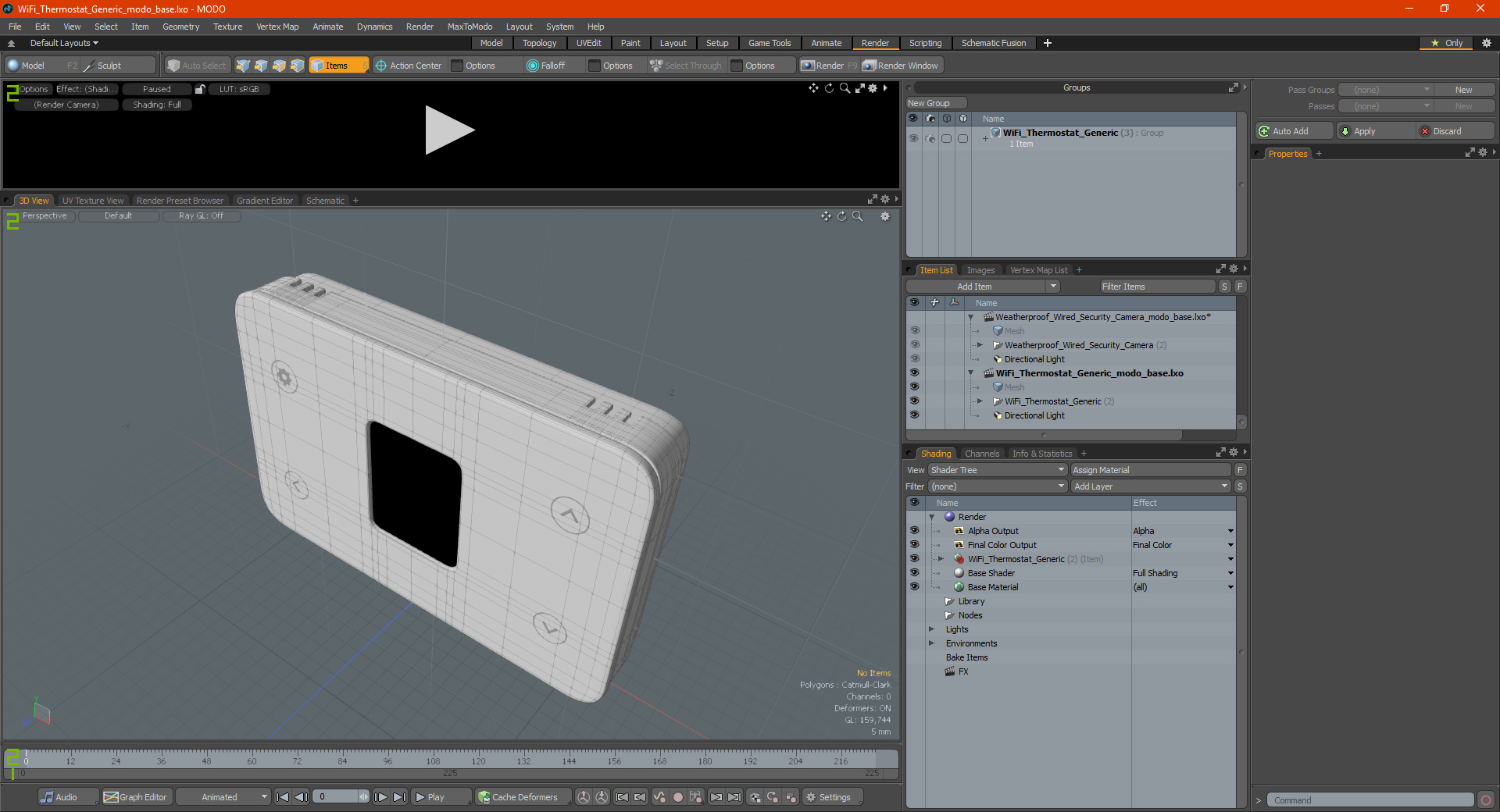 3D WiFi Thermostat Generic model