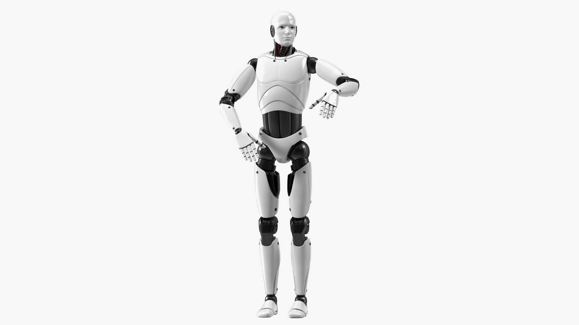 Male Cyborg Rigged for Maya 3D