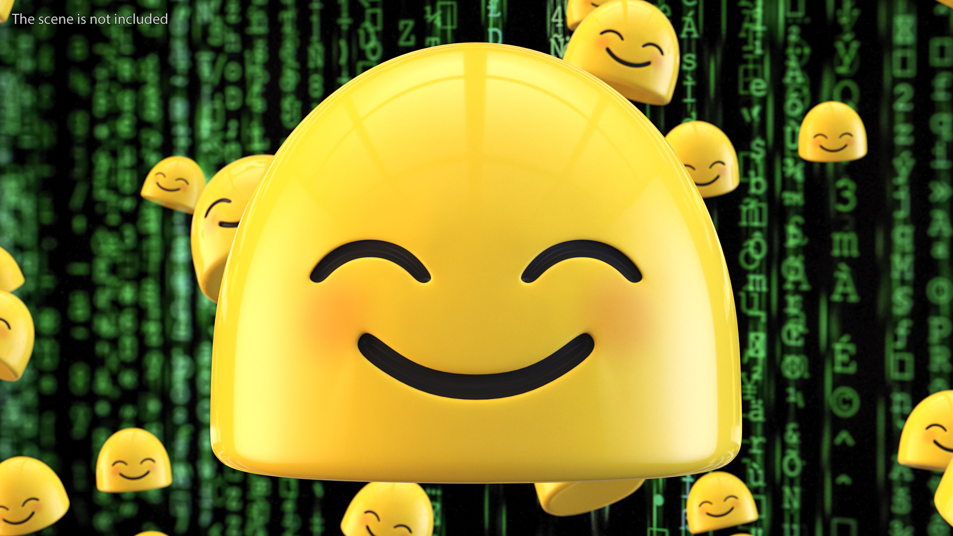 3D model Smiley Face Android Emoji