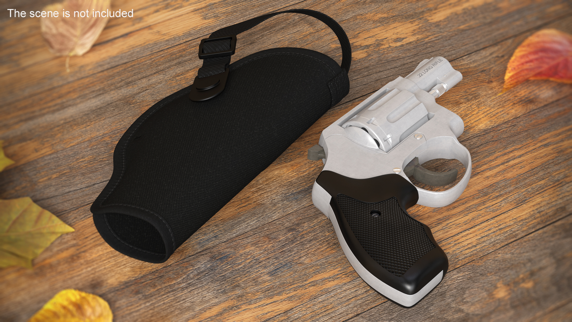 3D Revolver and Nylon Belt Holster