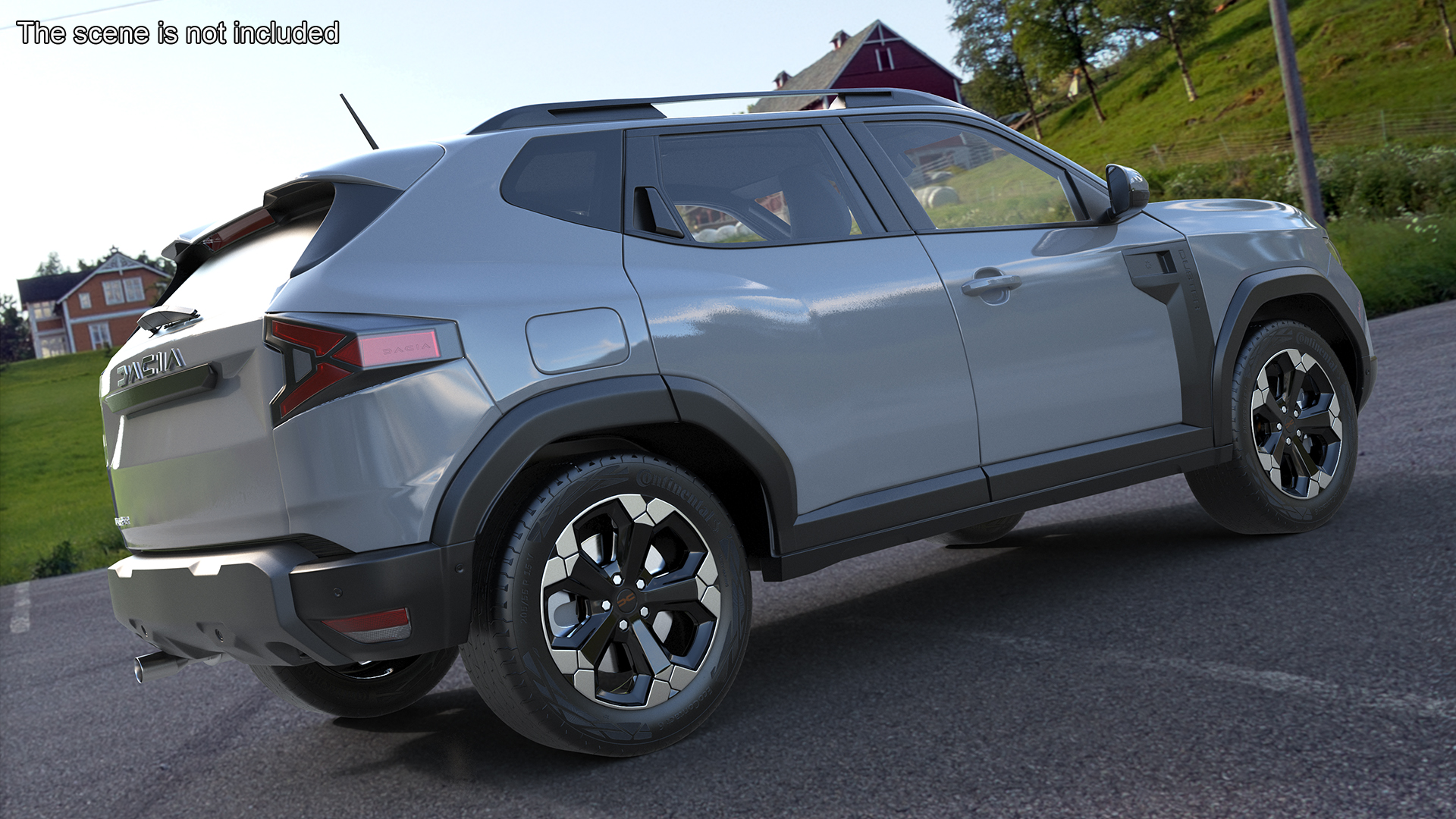 3D Dacia Duster 2024 Crossover White model