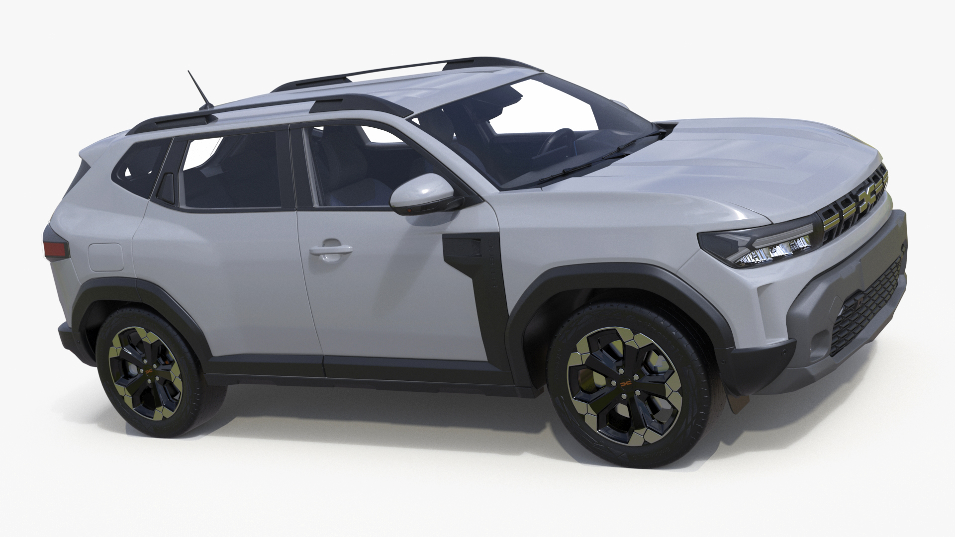 3D Dacia Duster 2024 Crossover White model