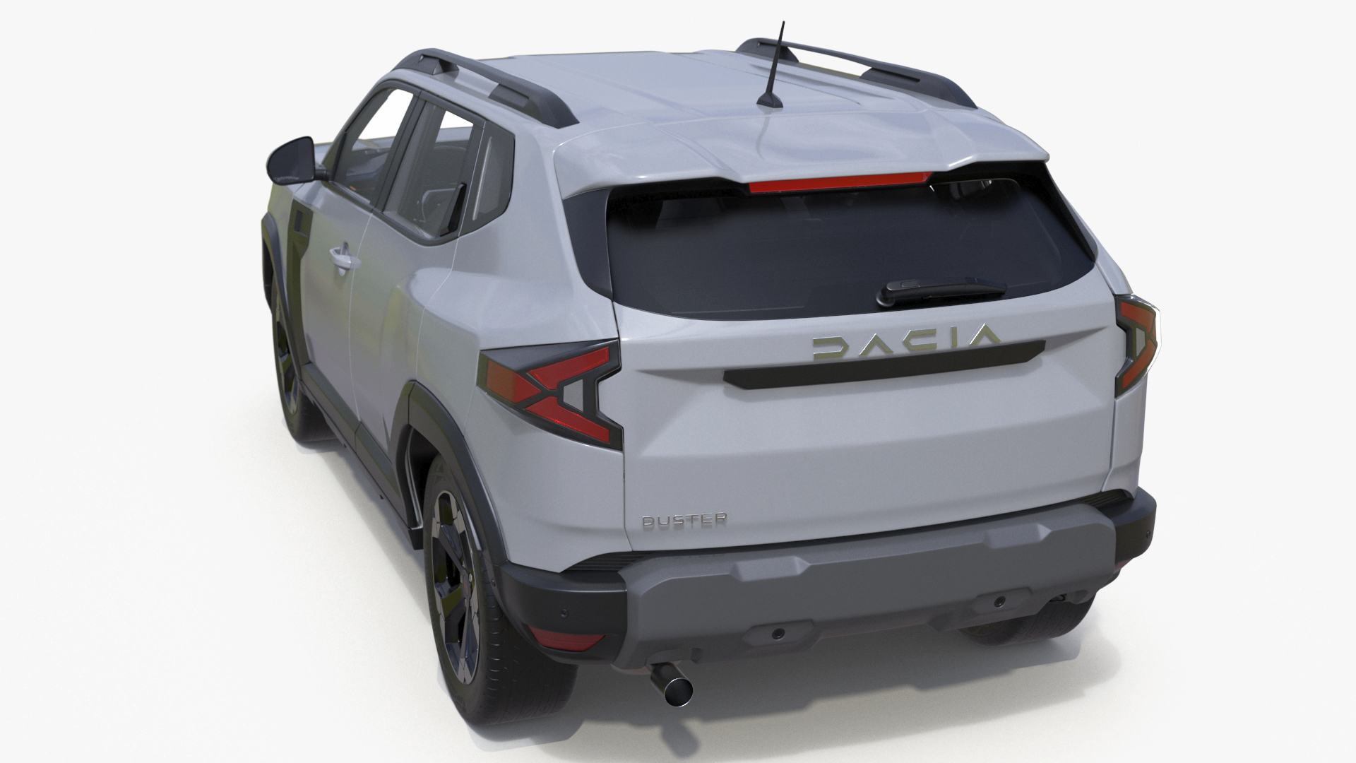 3D Dacia Duster 2024 Crossover White model