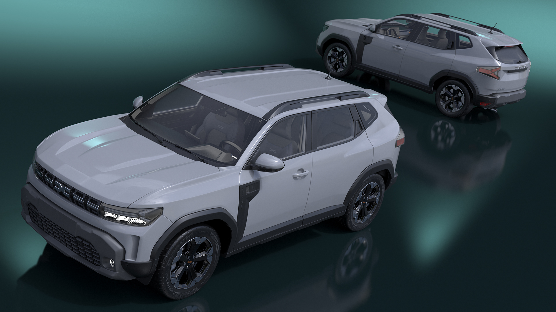 3D Dacia Duster 2024 Crossover White model