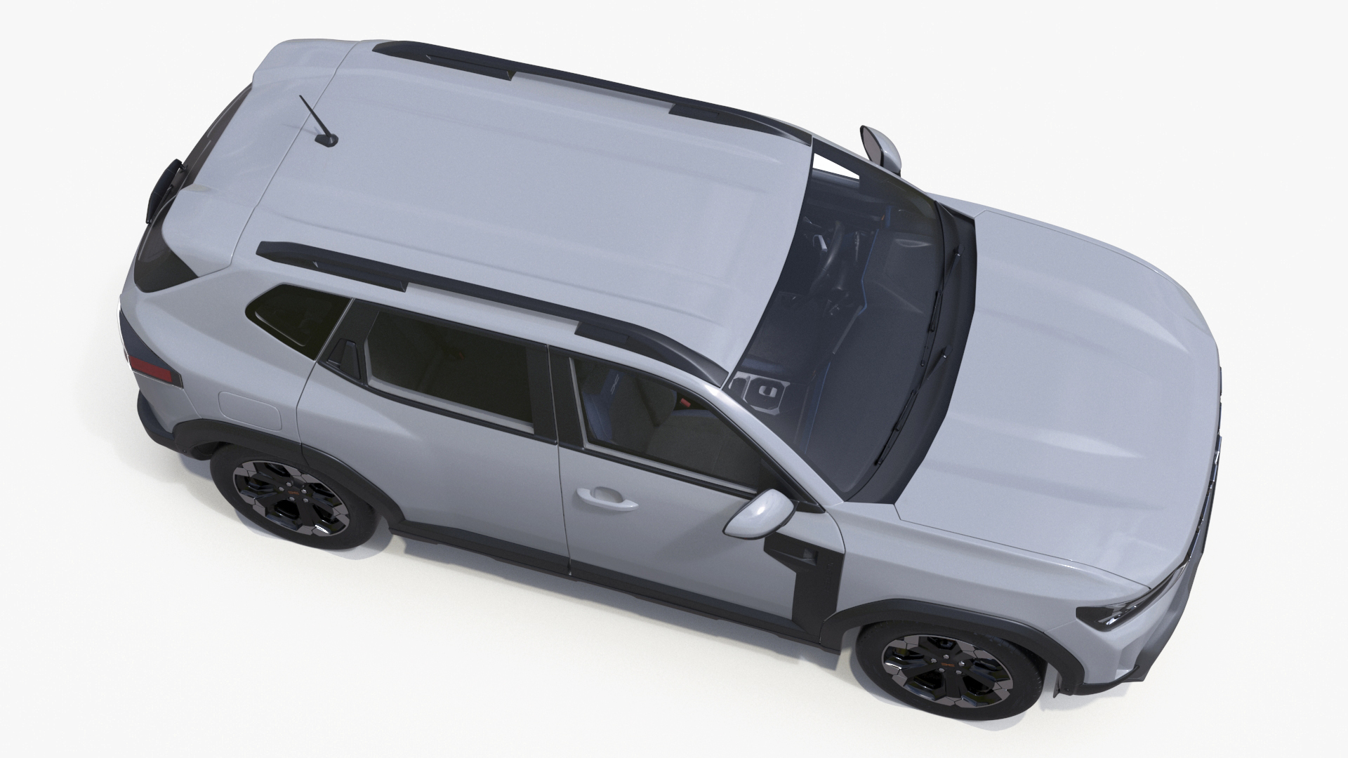 3D Dacia Duster 2024 Crossover White model