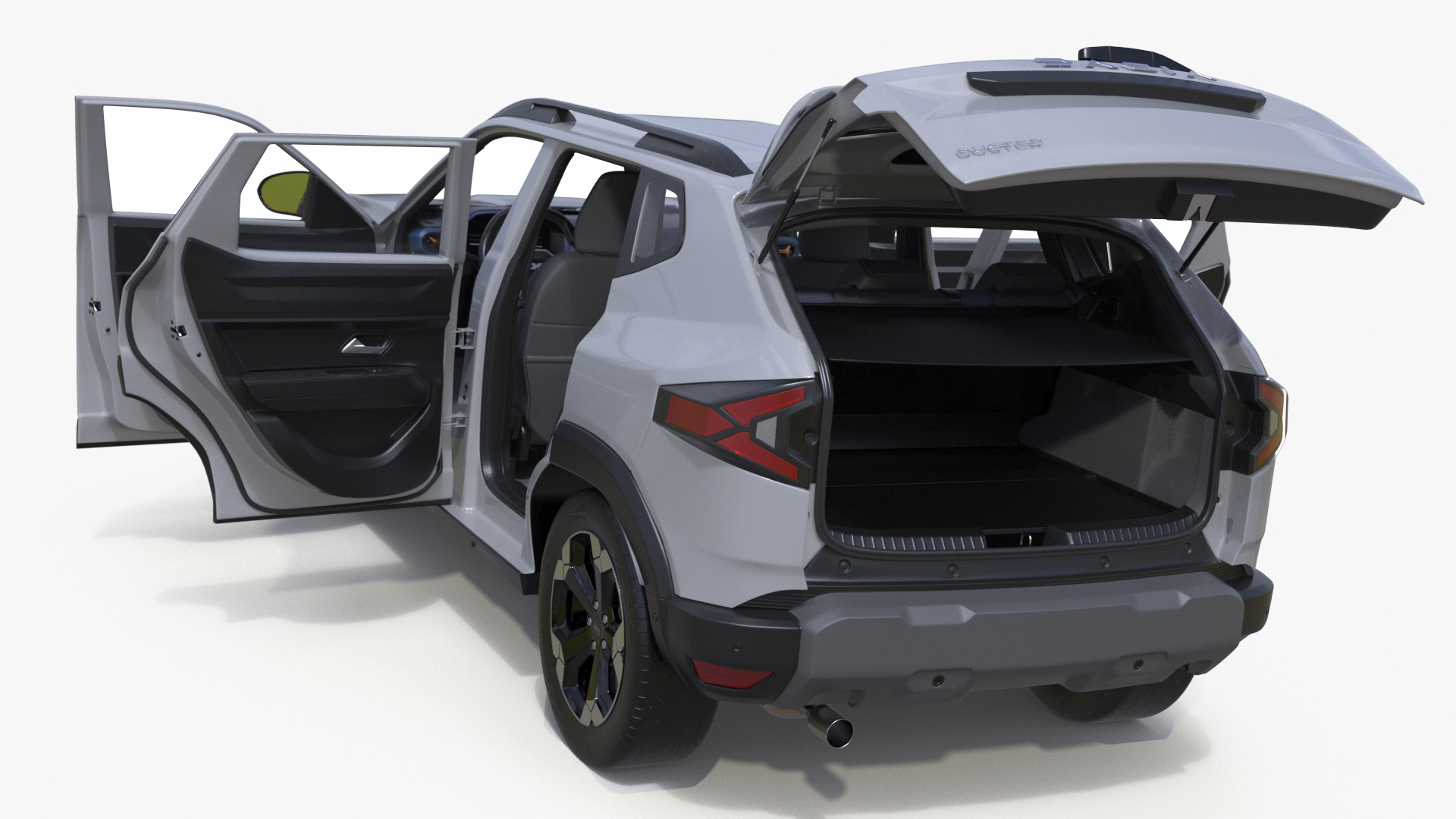 3D Dacia Duster 2024 Crossover White model