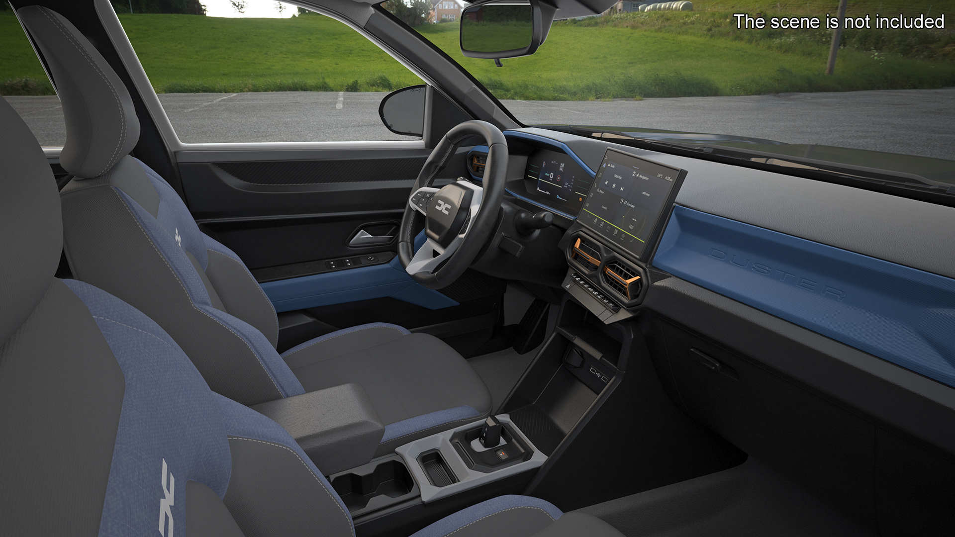 3D Dacia Duster 2024 Crossover White model