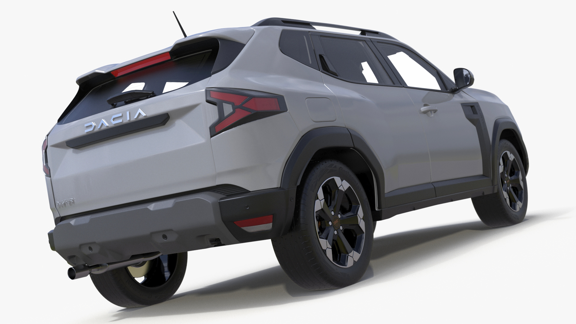3D Dacia Duster 2024 Crossover White model