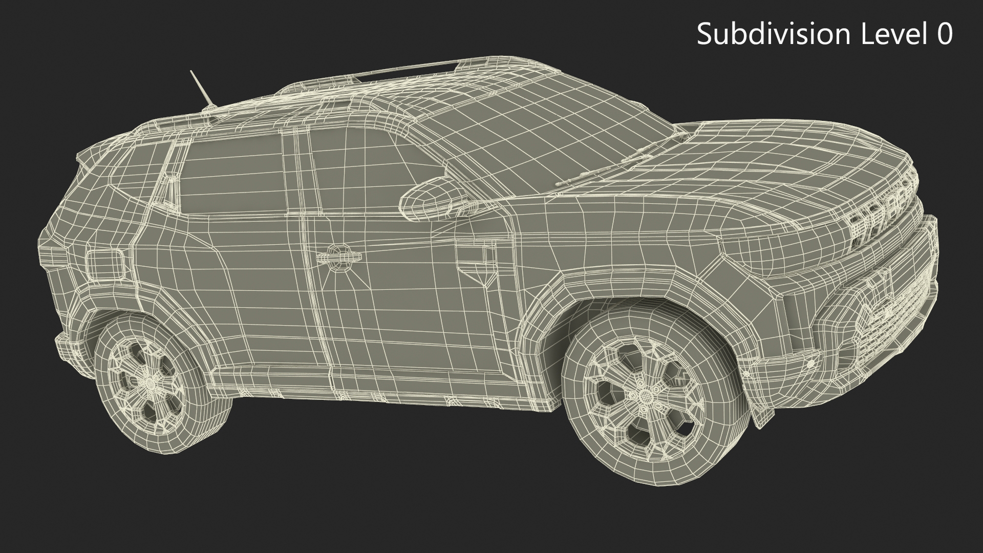 3D Dacia Duster 2024 Crossover White model