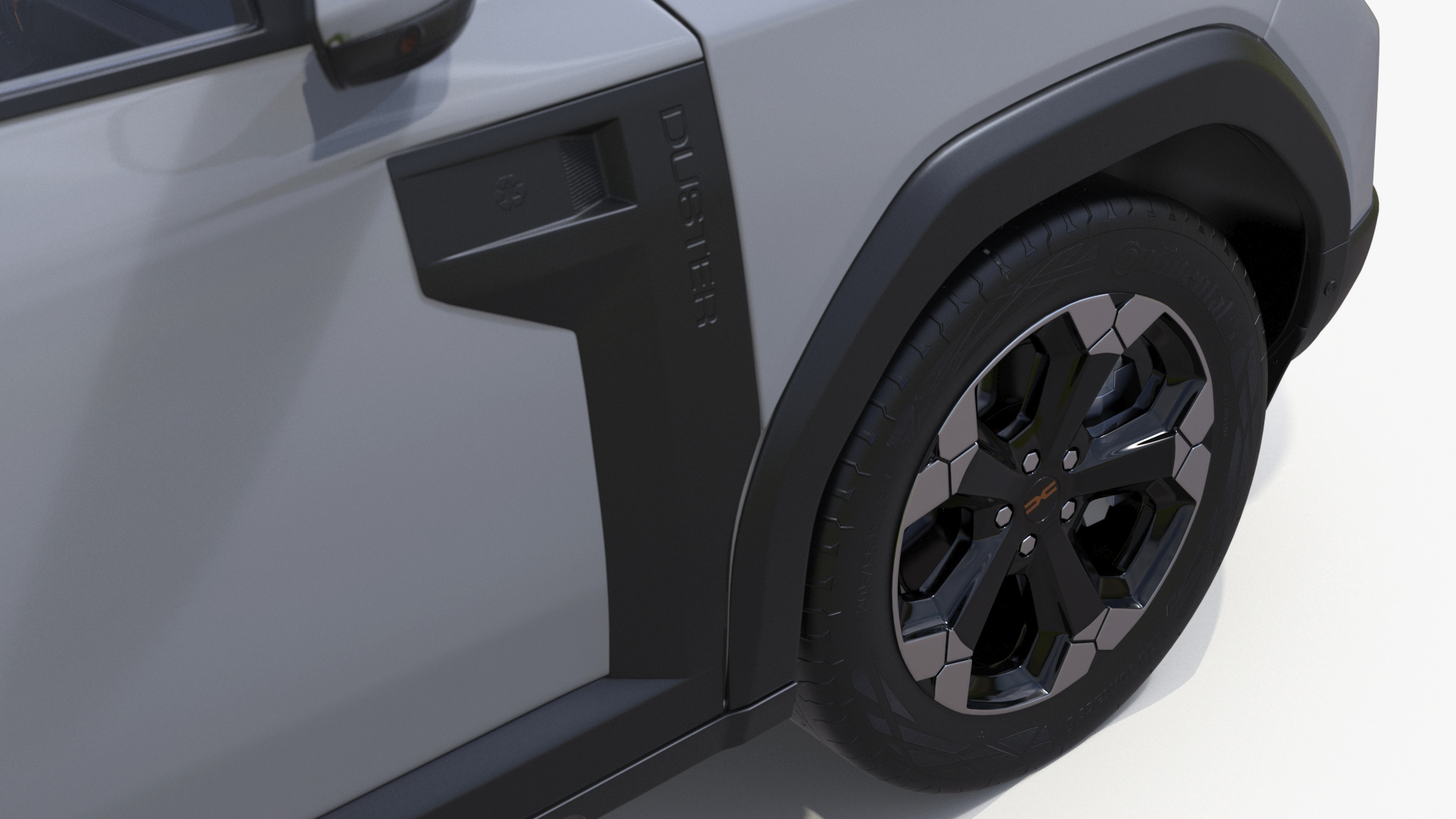 3D Dacia Duster 2024 Crossover White model
