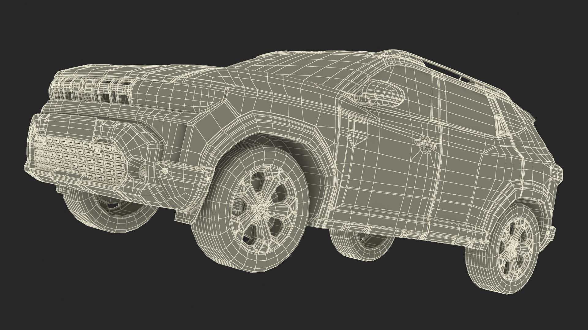 3D Dacia Duster 2024 Crossover White model