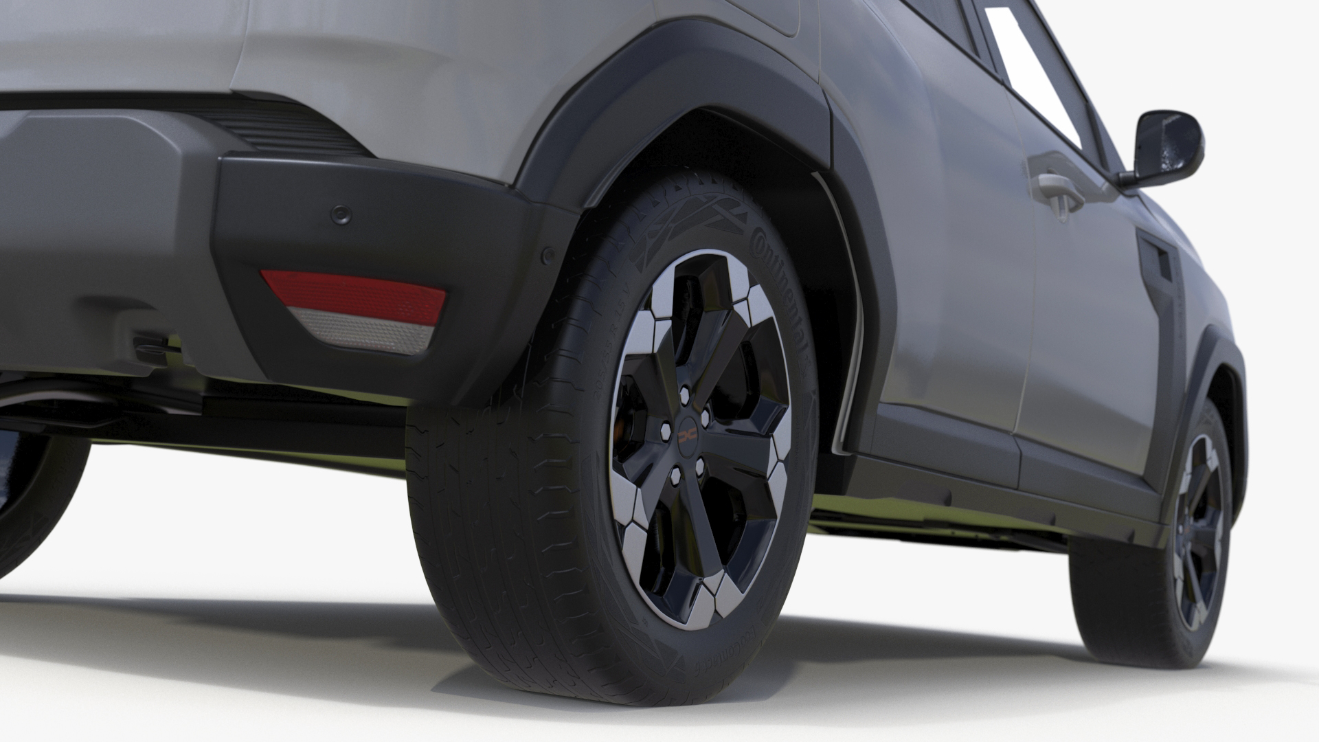3D Dacia Duster 2024 Crossover White model