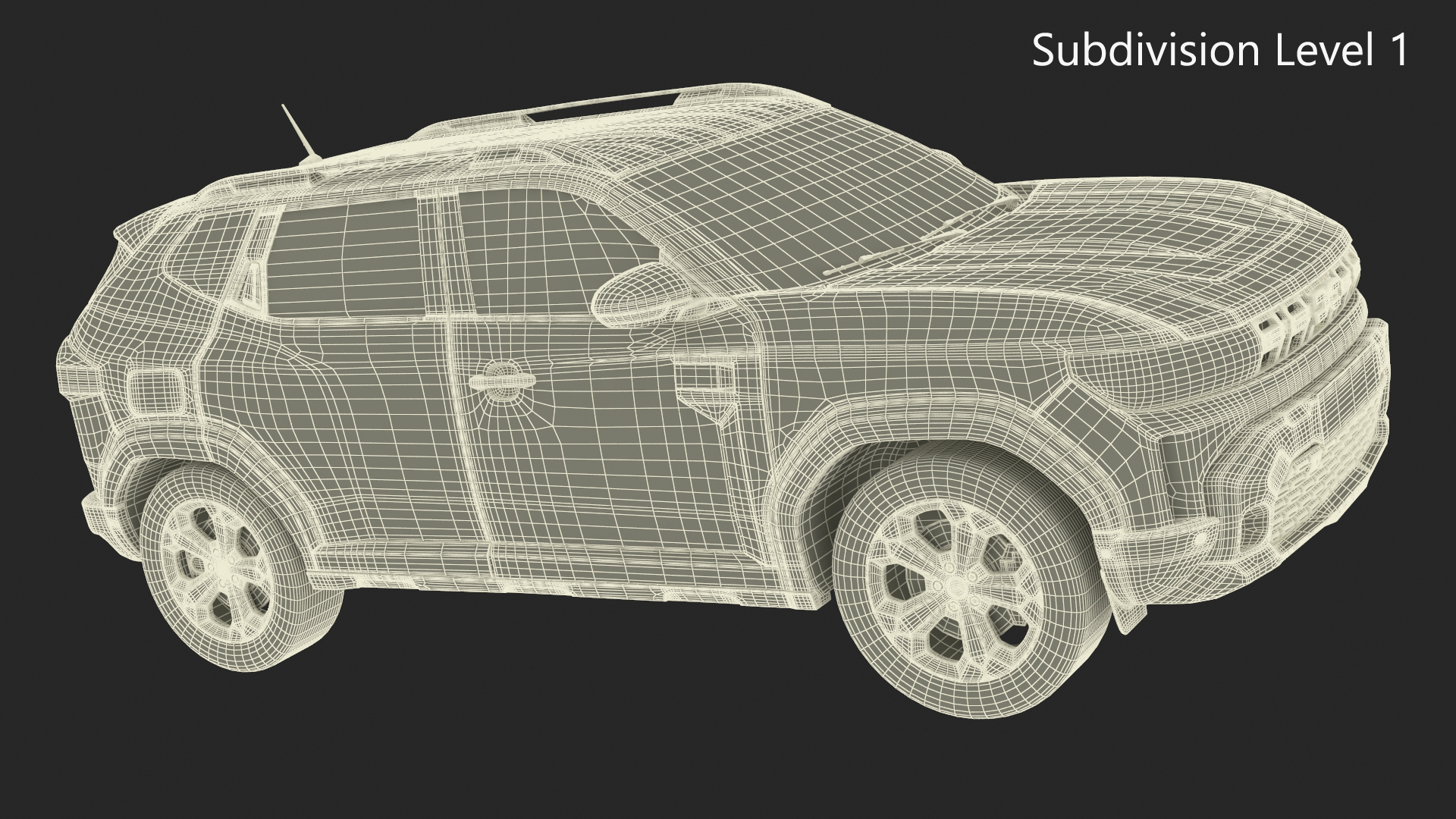 3D Dacia Duster 2024 Crossover White model