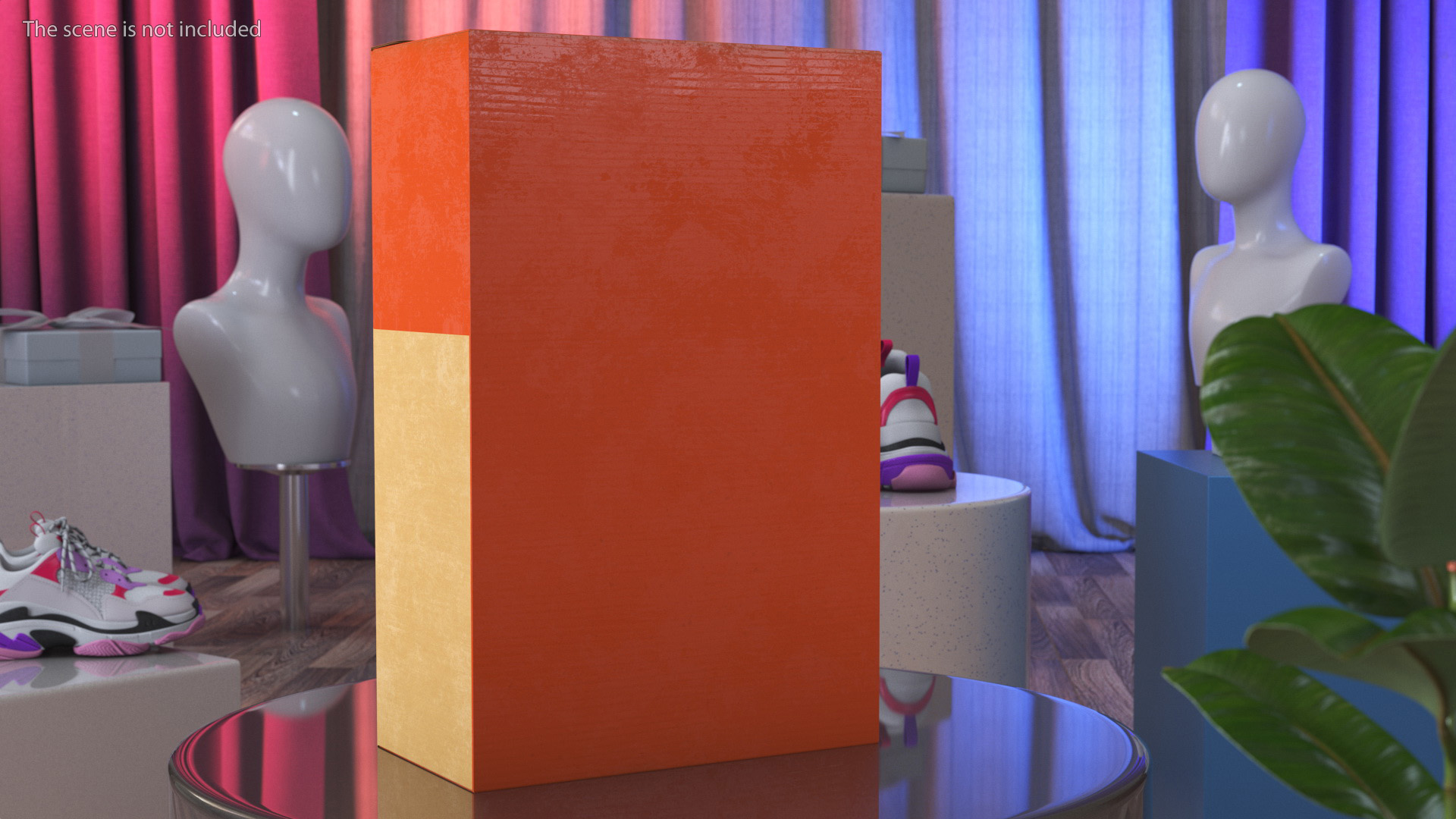 3D model Box for Shoes Closed