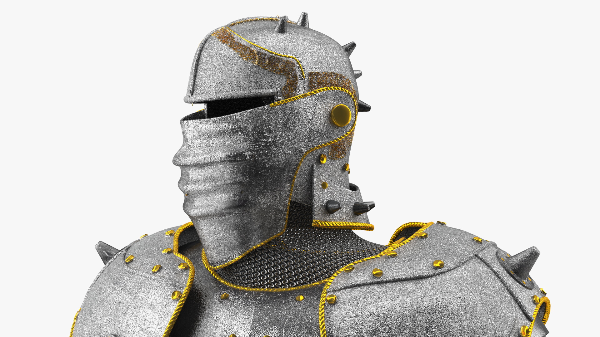 Traditional Knight Armor Suit 3D model