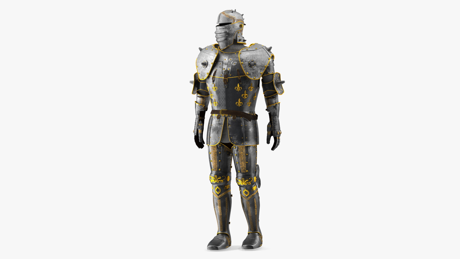 Traditional Knight Armor Suit 3D model