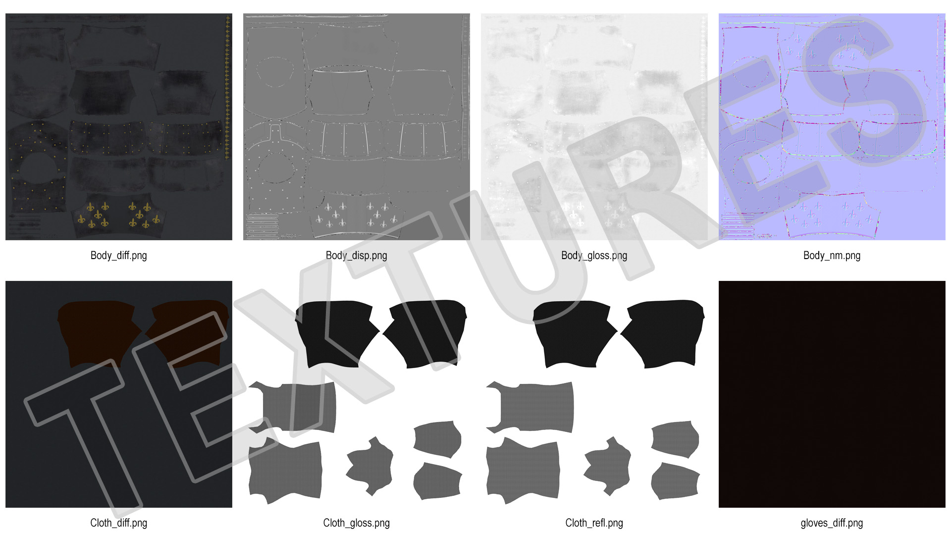 Traditional Knight Armor Suit 3D model