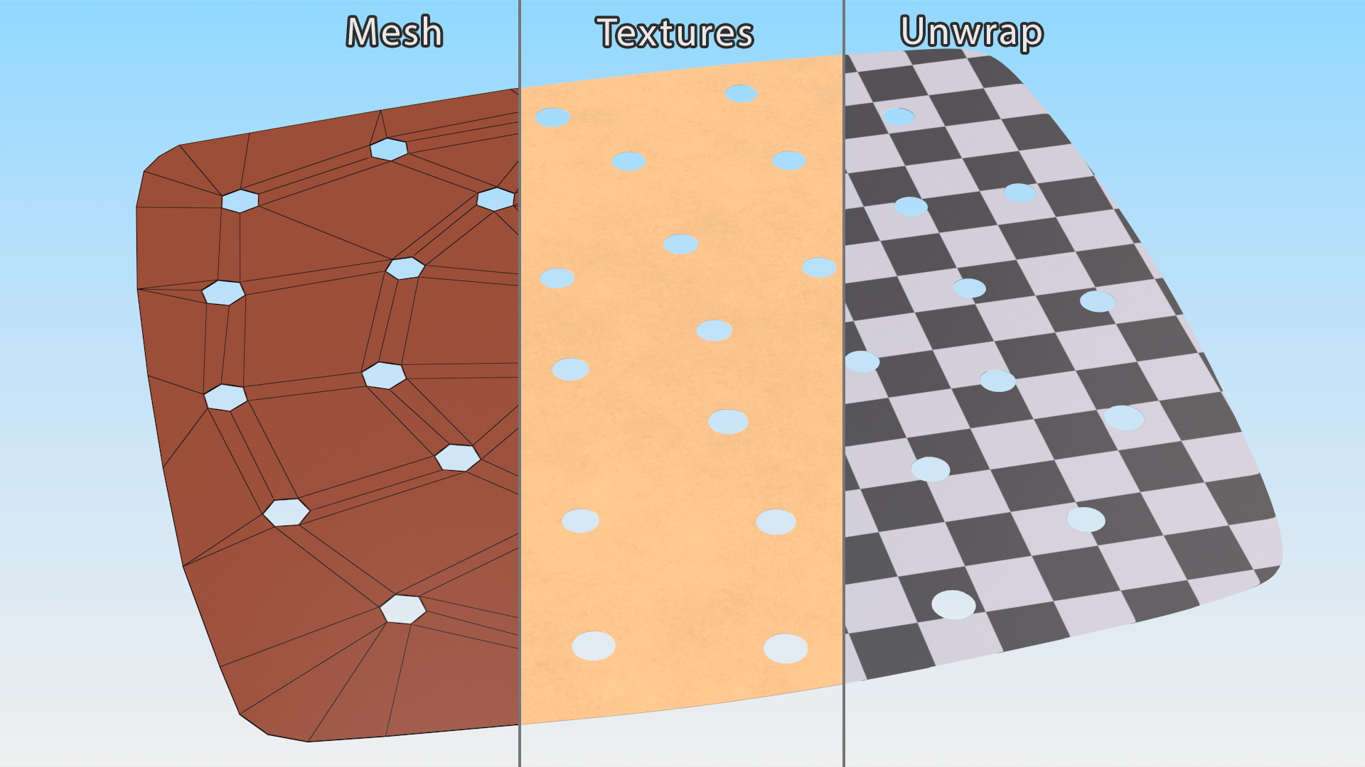 Perforated Air Frier Paper Liner Square 3D model