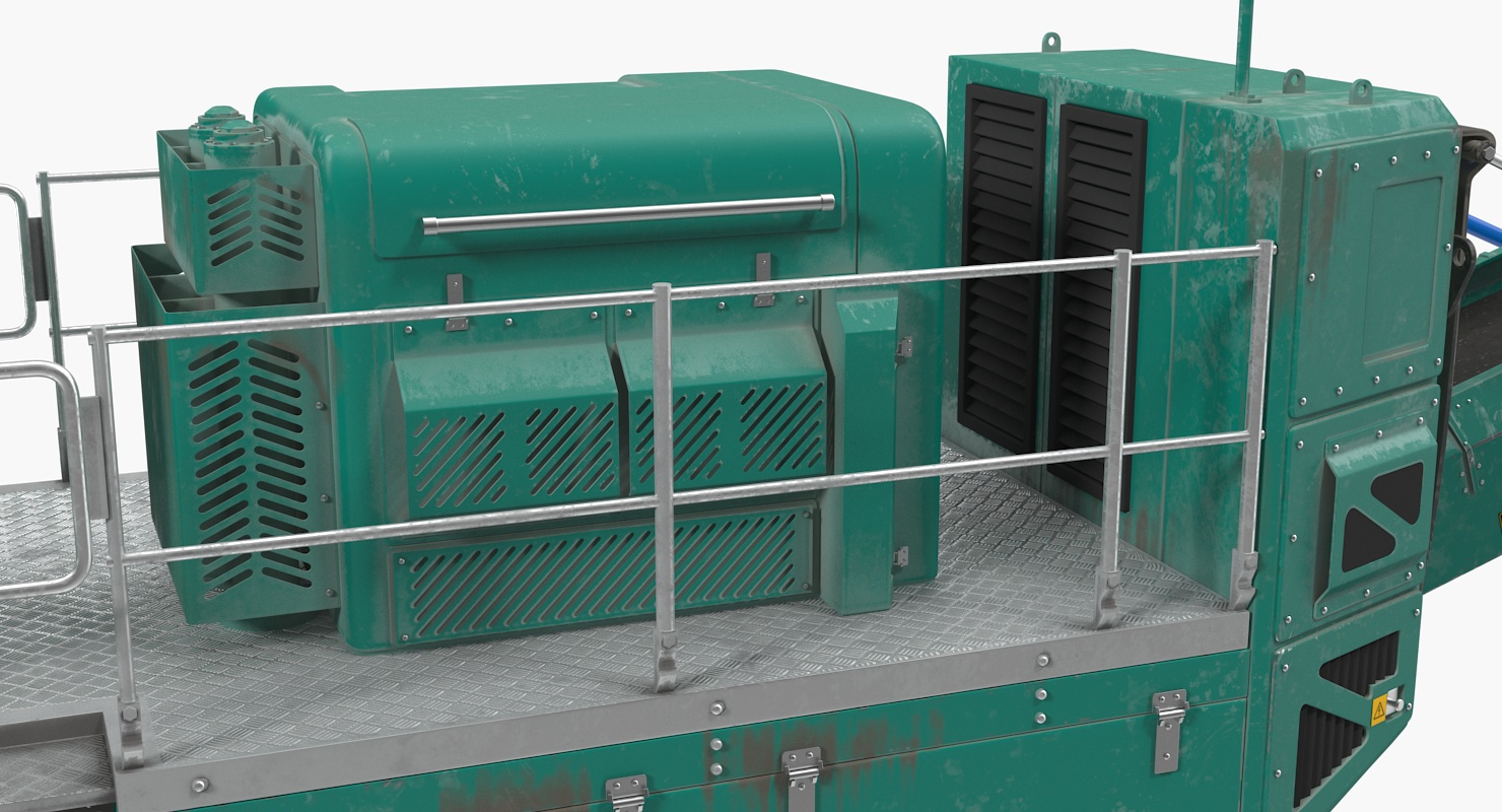 3D Cone Crusher Machine Dirty