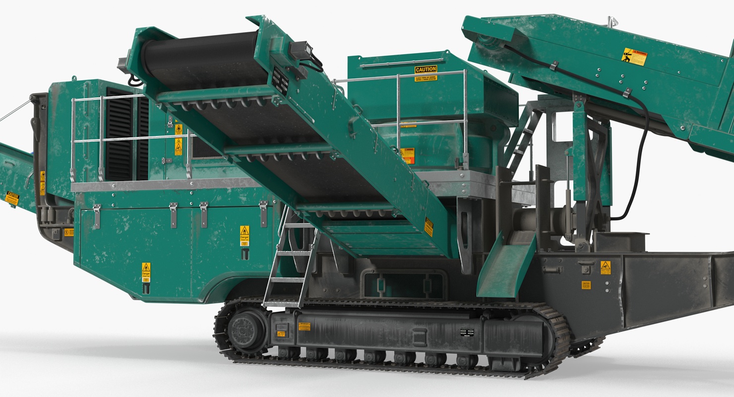 3D Cone Crusher Machine Dirty