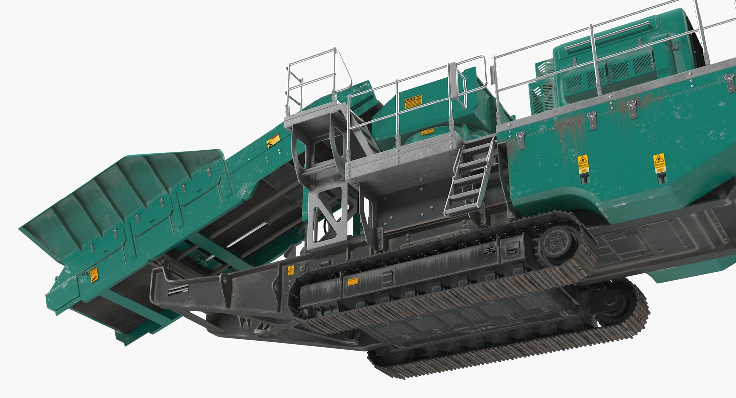 3D Cone Crusher Machine Dirty