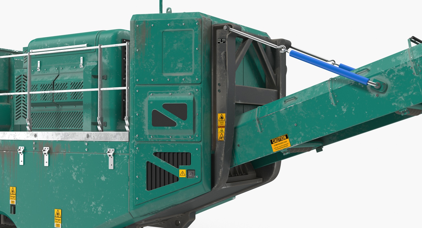 3D Cone Crusher Machine Dirty